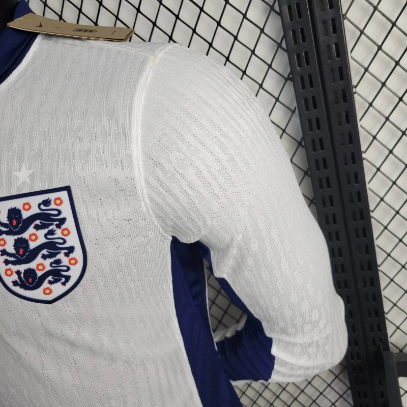 ManixJersey.com | England 2024 Home Stadium Long Sleeve Jersey - Player Version -Customize Name, Number and Patch | Worldwide Shipping