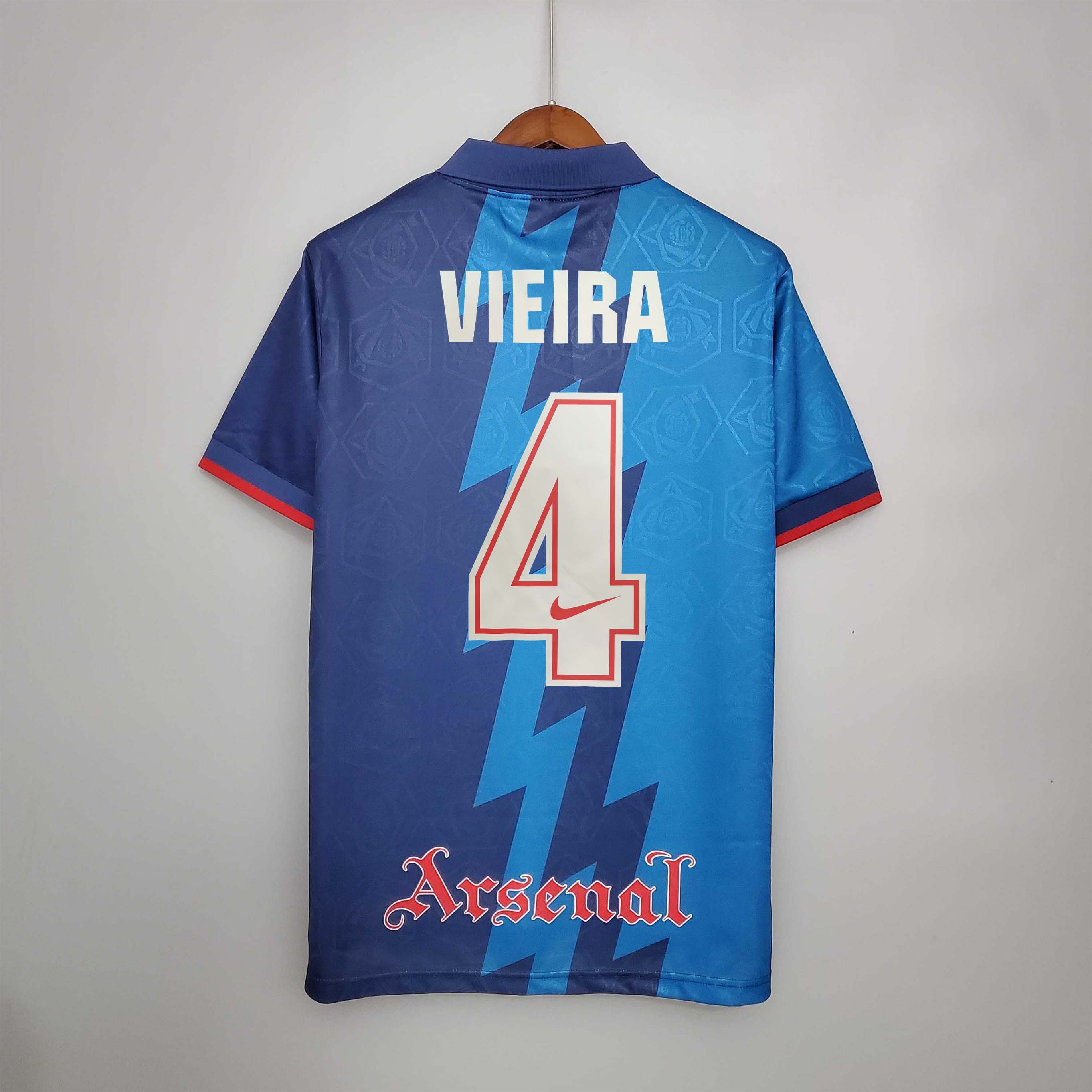 ManixJersey.com | Retro Arsenal 95-96 Away Stadium Jersey -Customize Name, Number and Patch | Worldwide Shipping