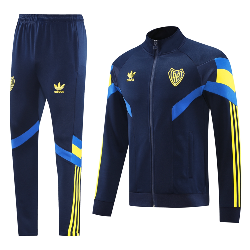 ManixJersey.com | Boca Juniors 24-25 Jacket Training Tracksuit - Deep Blue Top and Pants -Customize Name, Number and Patch | Worldwide Shipping