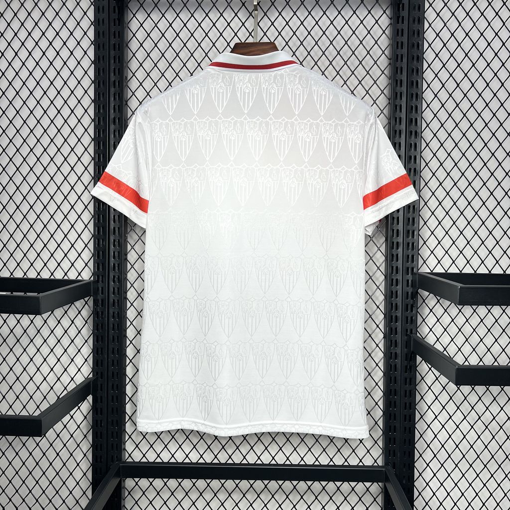 ManixJersey.com | Retro Sevilla FC 1993-94 Home Jersey -Customize Name, Number and Patch | Worldwide Shipping