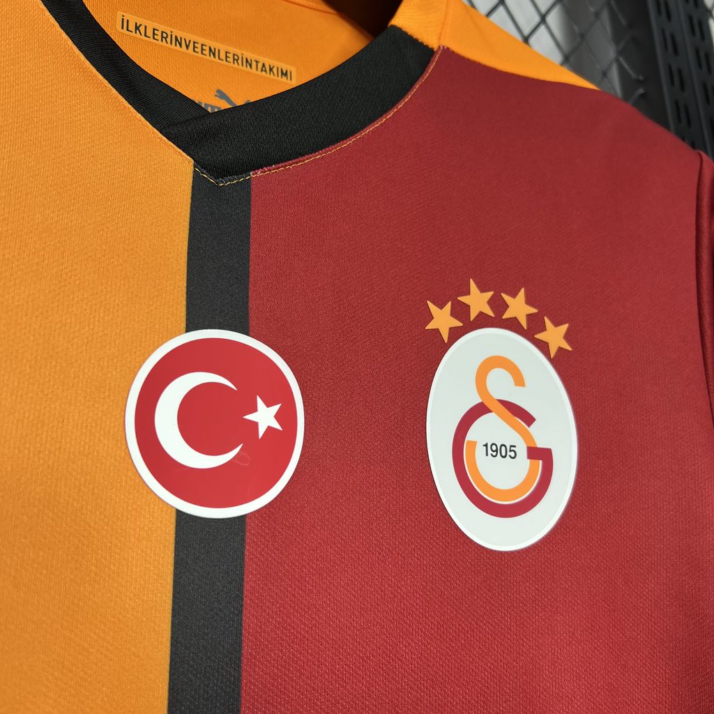 ManixJersey.com | Galatasaray 24-25 Home Stadium Jersey - Fans Version -Customize Name, Number and Patch | Worldwide Shipping