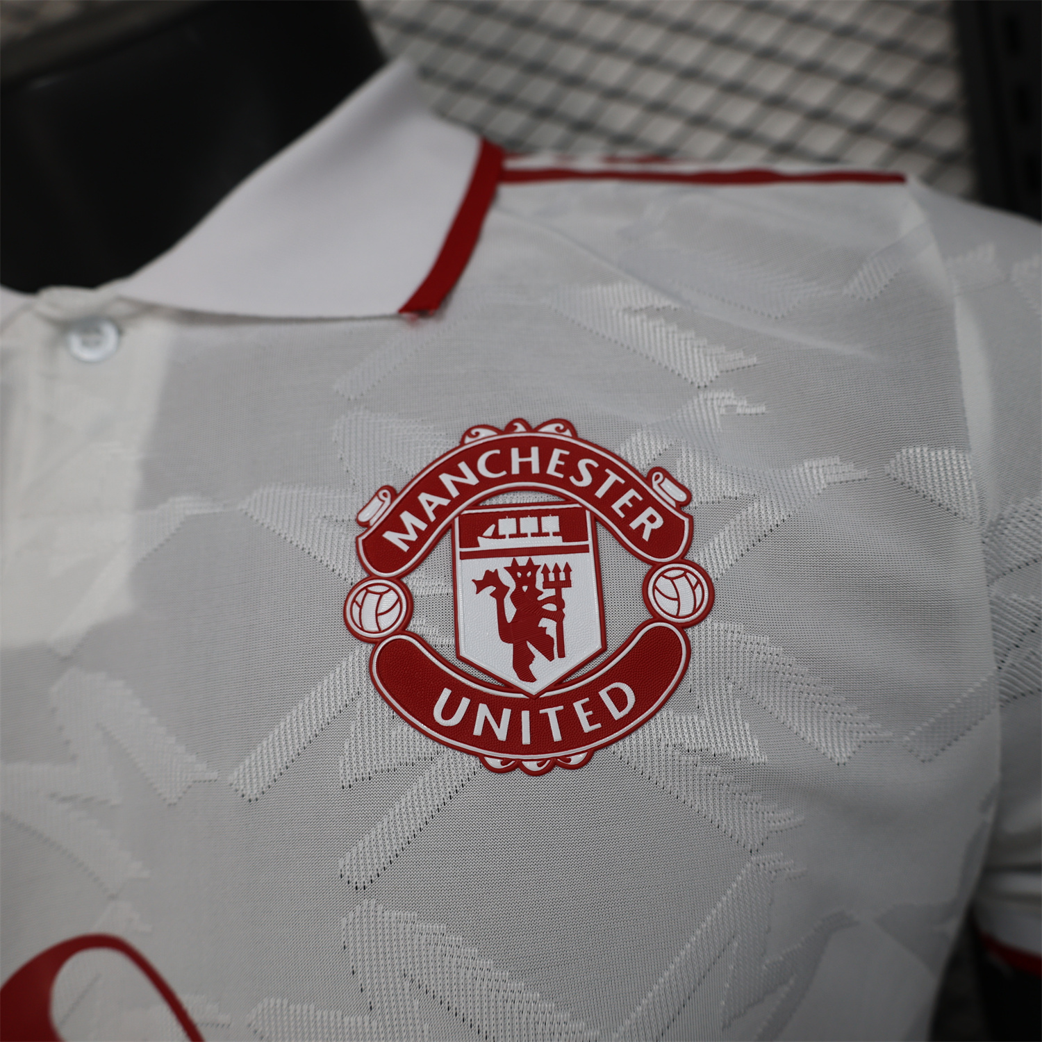 SIUjerseys-Manchester United 24-25 White POLO Jersey - Player Version