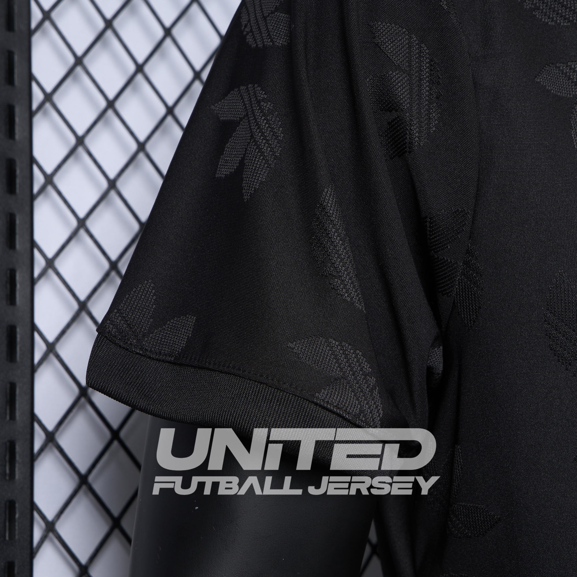 foot-Real Madrid 24-25 Trefoil Black Jersey - Player Version