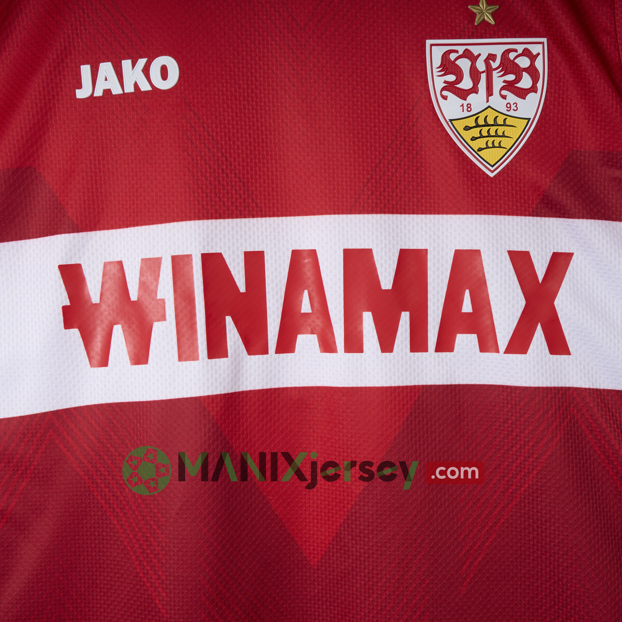 ManixJersey.com | VfB Stuttgart 24-25 Away Jersey - Fans Version -Customize Name, Number and Patch | Worldwide Shipping