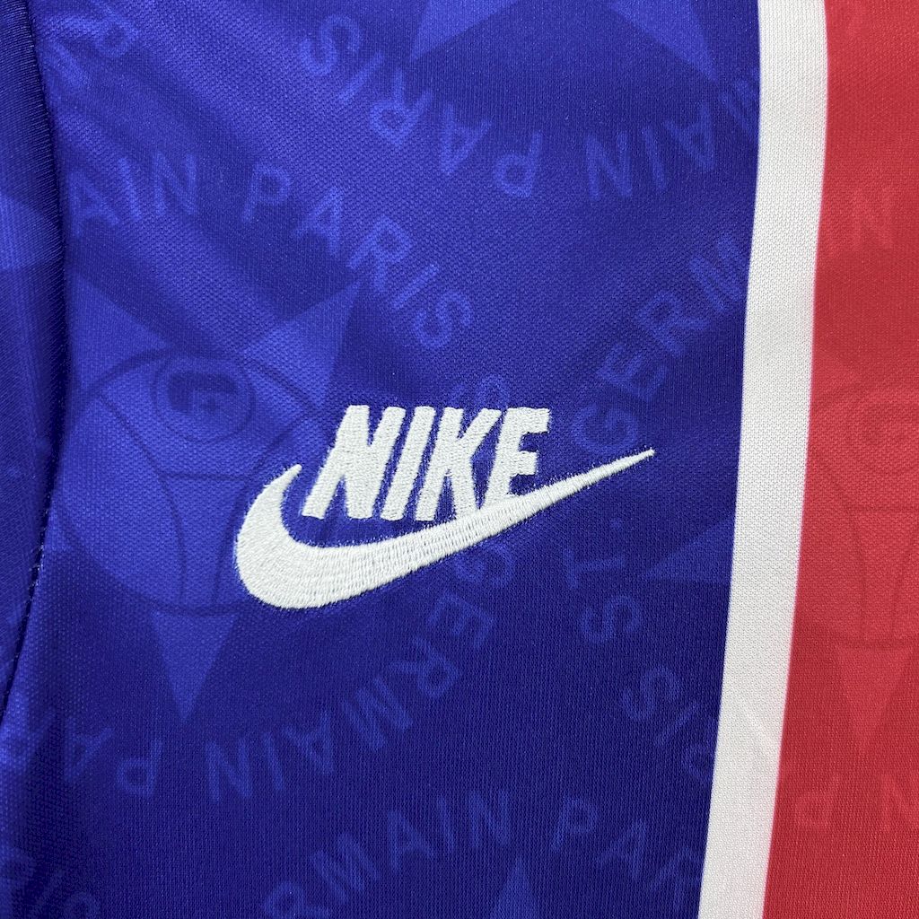 ManixJersey.com | Retro Paris Saint-Germain PSG 1995-96 Home Jersey -Customize Name, Number and Patch | Worldwide Shipping
