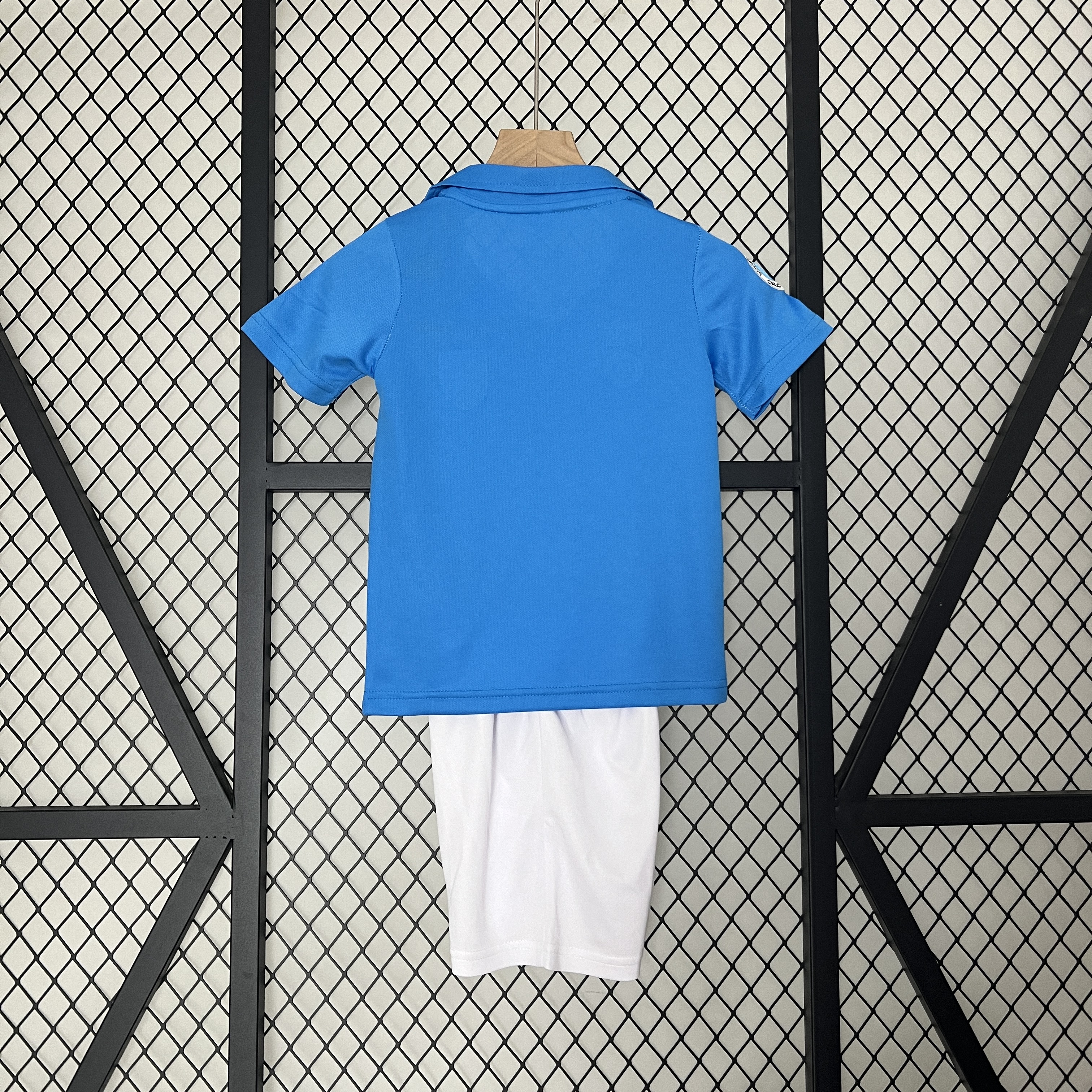 GlobeJersey-Retro Napoli 1987-88 Home Stadium Kids Kit