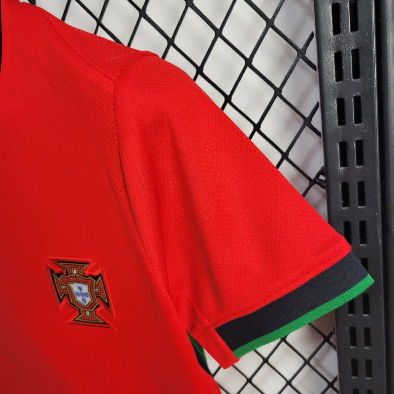 SIUjerseys-Portugal 2024 Home Stadium Kids Kit