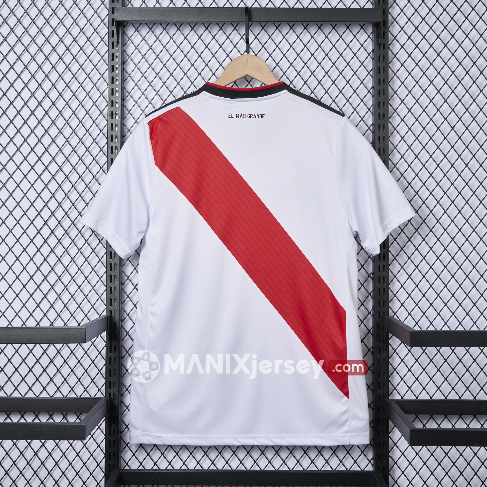 ManixJersey.com | Retro River Plate 2018-19 Home Jersey -Customize Name, Number and Patch | Worldwide Shipping