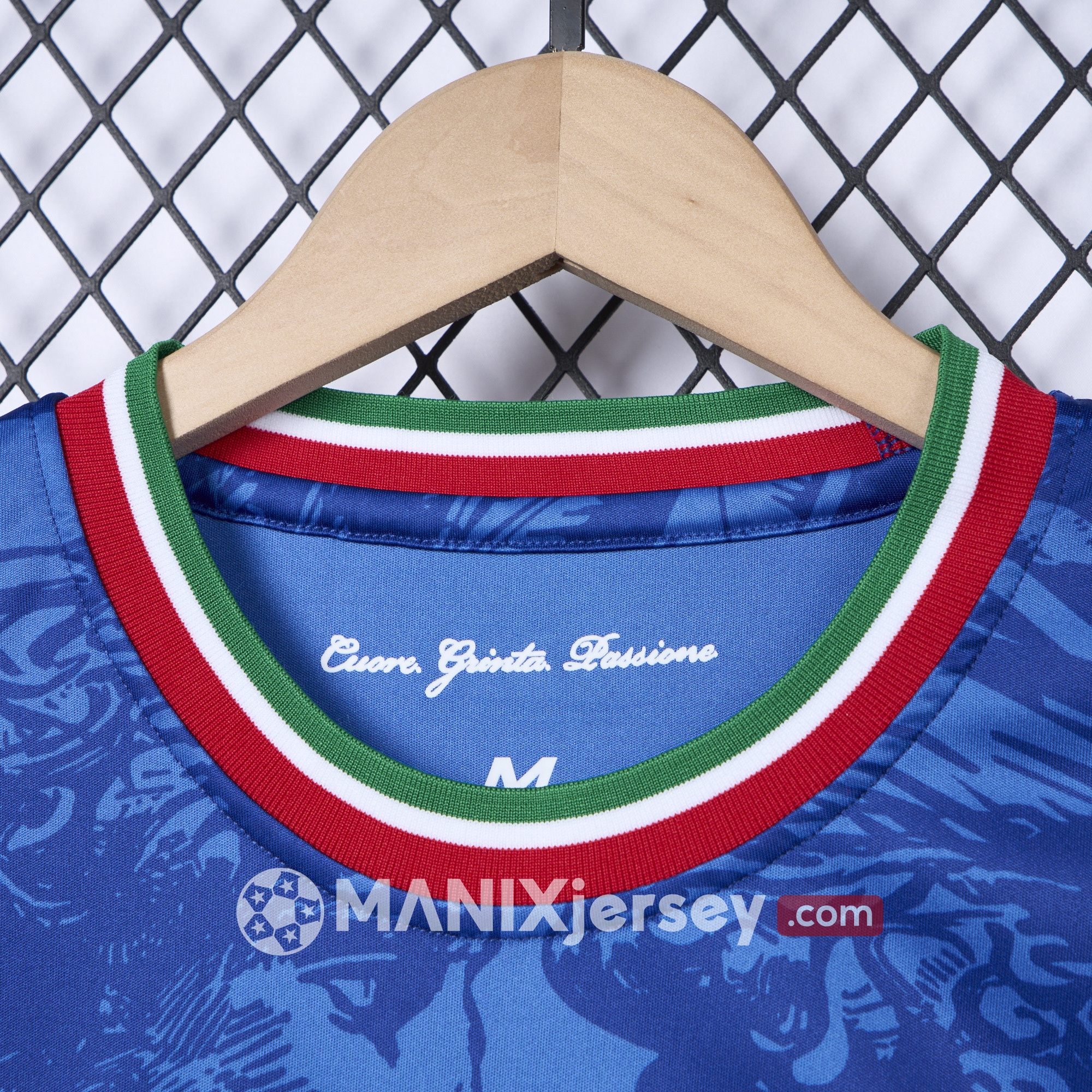 ManixJersey.com | Italy 2024 Blue Special Edition Jersey - Fans Version -Customize Name, Number and Patch | Worldwide Shipping