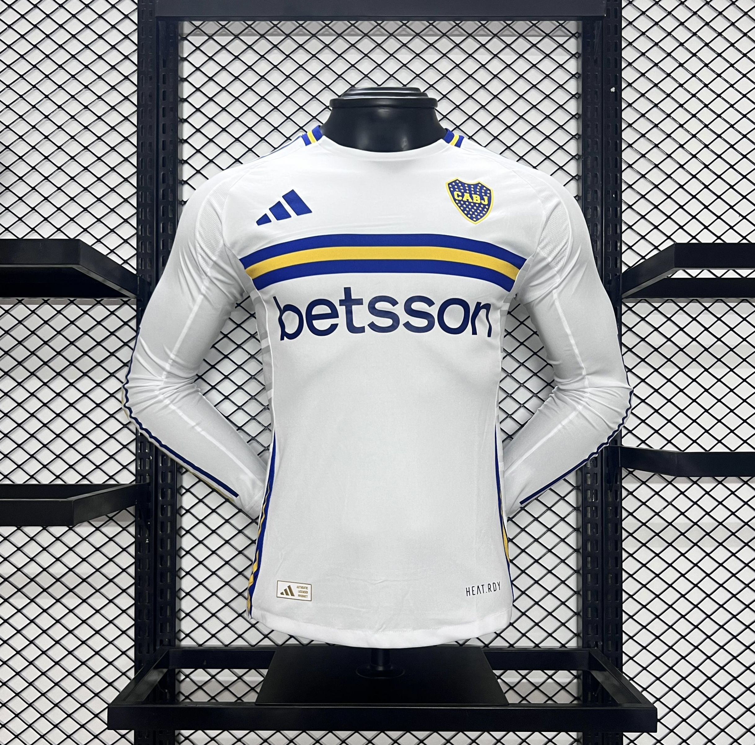 JerseysGala.com | Boca Juniors 24-25 Away Long Sleeve Jersey - Player Version -Customize Name, Number and Patch | Worldwide Shipping