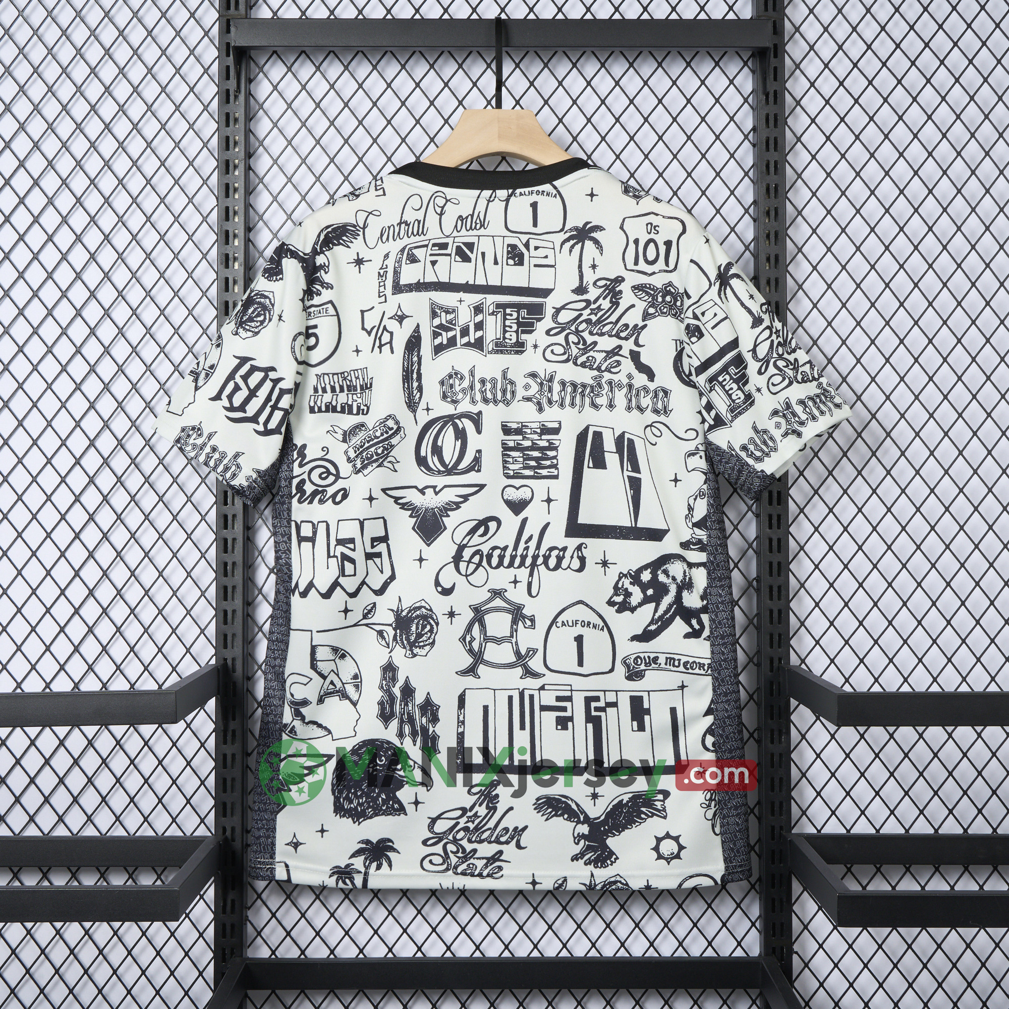 ManixJersey.com | Club América 24-25 Pre-match 2 White Training Jersey - Fans Version -Customize Name, Number and Patch | Worldwide Shipping