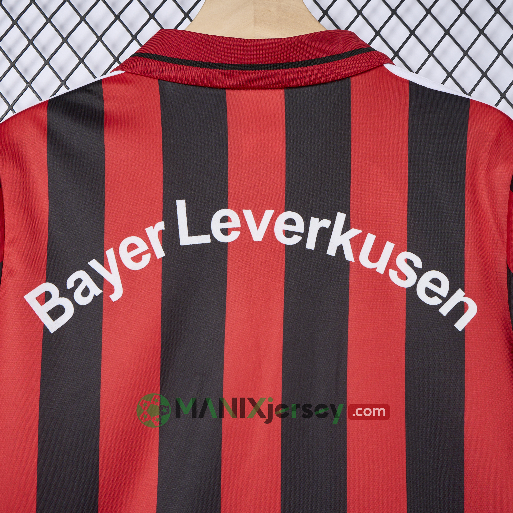 ManixJersey.com | Retro Bayer 04 Leverkusen 2001-02 Home Jersey -Customize Name, Number and Patch | Worldwide Shipping