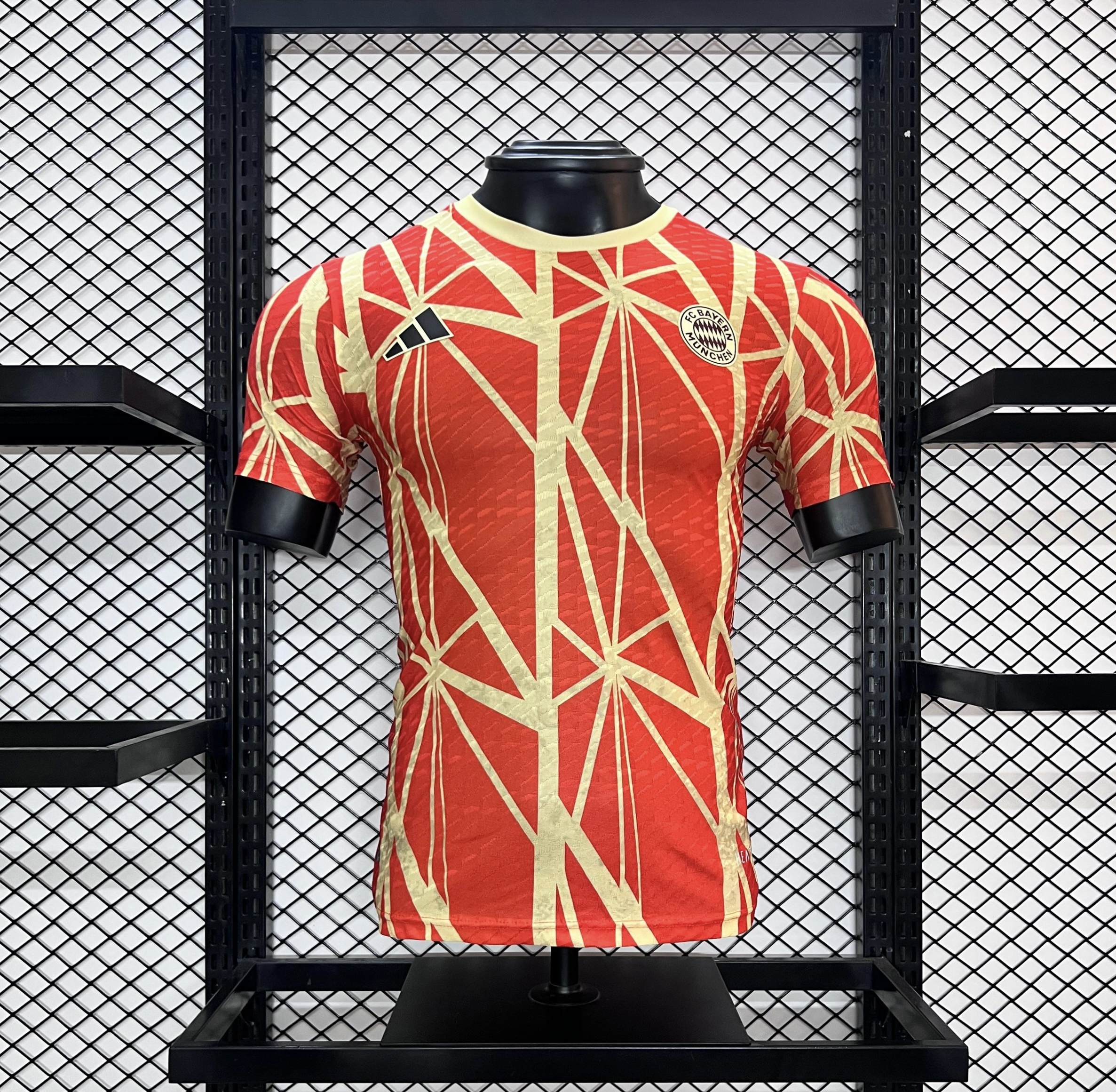 UltraTrikot-Bayern Munich 24-25 Red Pre-Match Training Jersey - Player Version