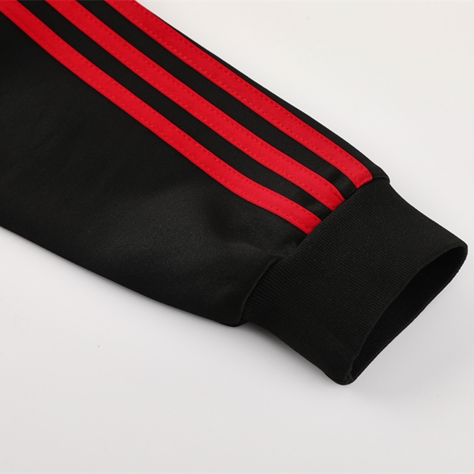 ManixJersey.com | Manchester United 24-25 Jacket Training Tracksuit - Black -Customize Name, Number and Patch | Worldwide Shipping