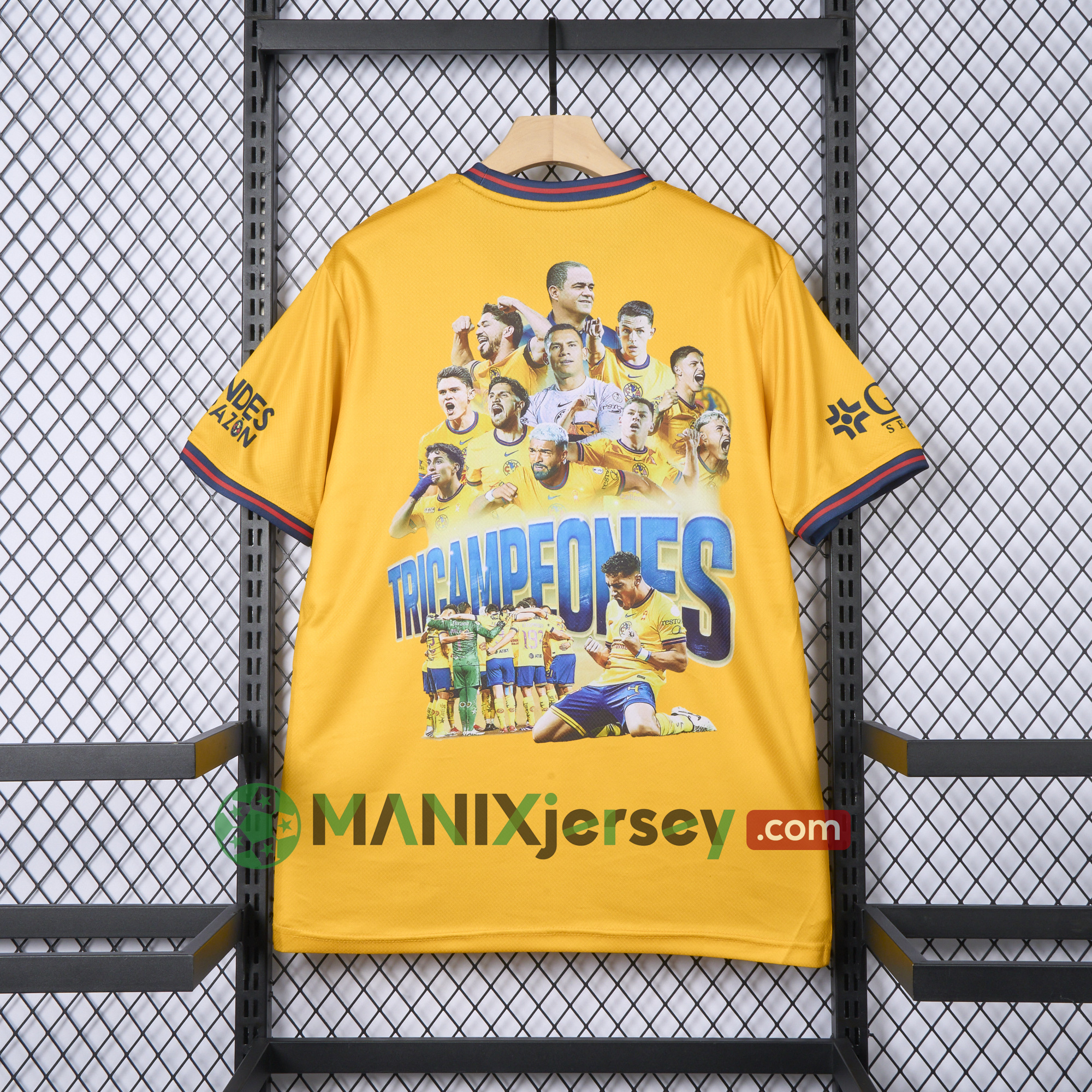 ManixJersey.com | Club América 2024 Triple Championship Commemorative Edition Jersey -Customize Name, Number and Patch | Worldwide Shipping