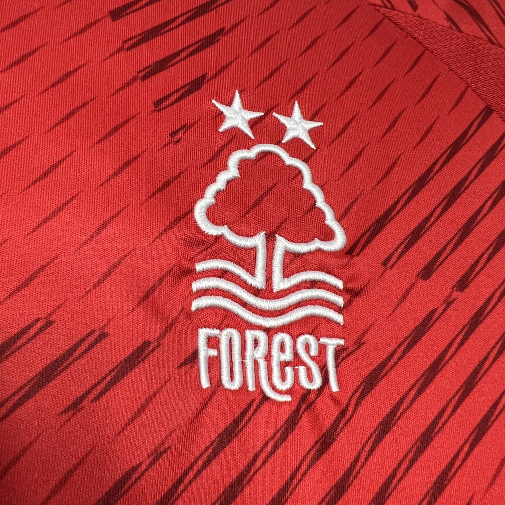 JerseysGala.com | Nottingham Forest 24-25 Home Stadium Jersey - Fans Version -Customize Name, Number and Patch | Worldwide Shipping