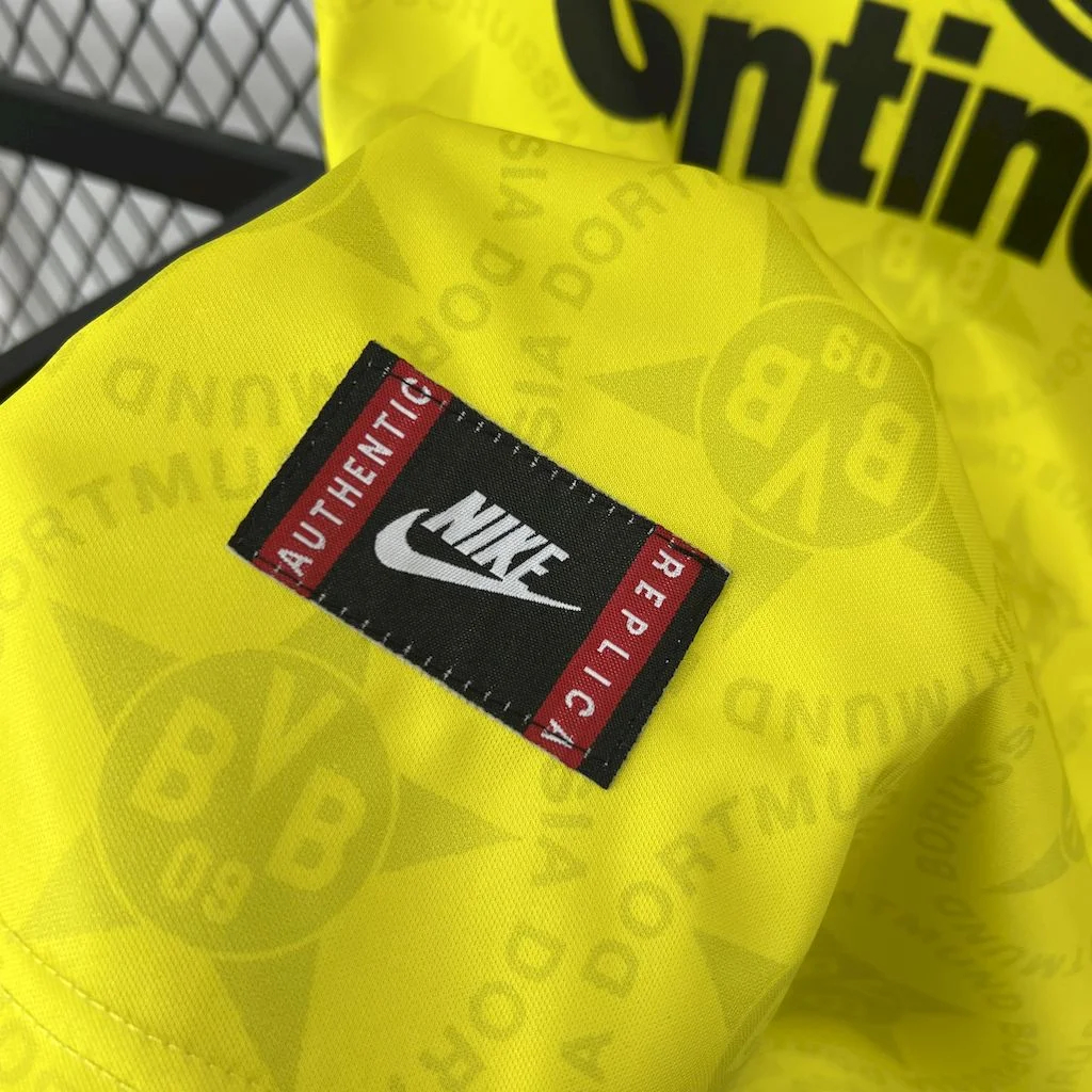 ManixJersey.com | Retro Dortmund 1994-95 Home Jersey -Customize Name, Number and Patch | Worldwide Shipping