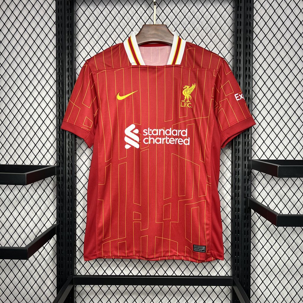 JerseysGala.com | Liver.pool 24-25 Home Stadium Jersey - Fans Version -Customize Name, Number and Patch | Worldwide Shipping