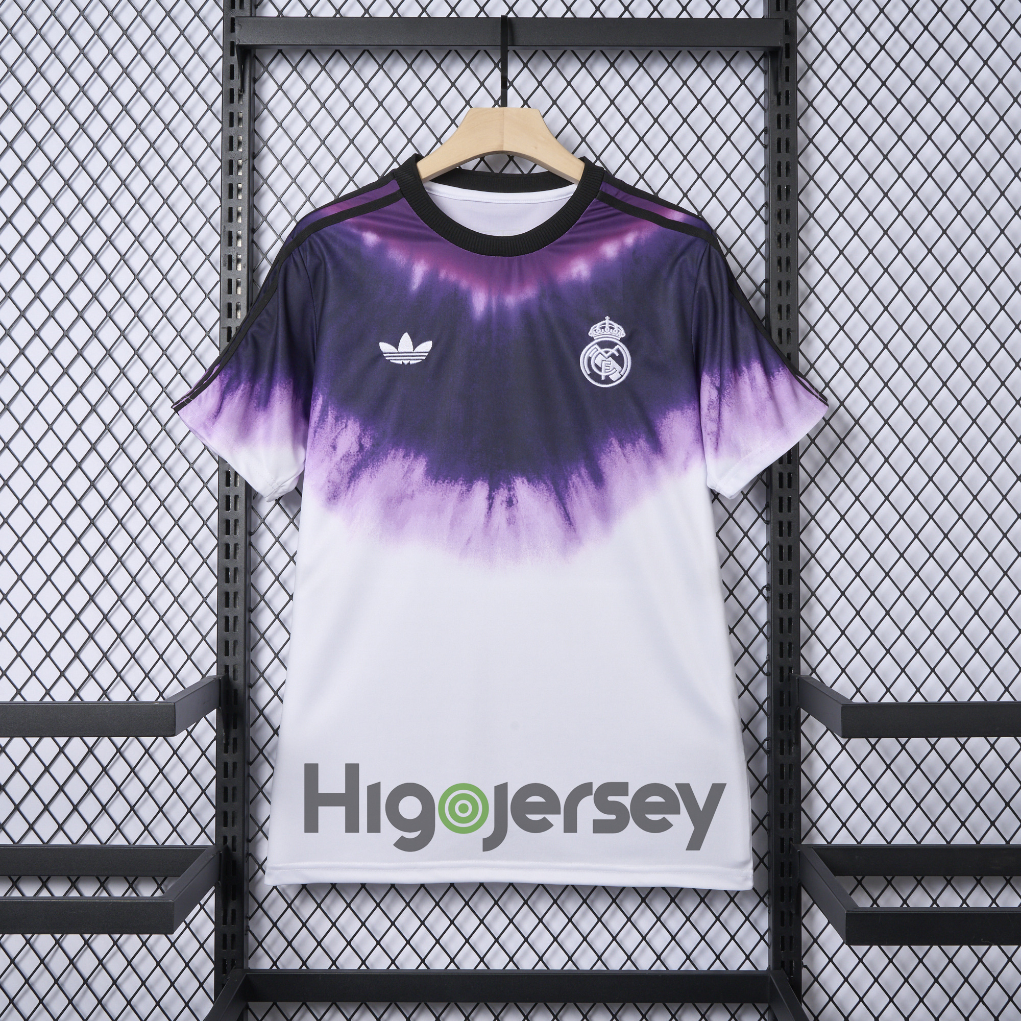 Higojerseys-Real Madrid 24-25 White & Purple Spring Festival Special Edition Jersey - Fans Version