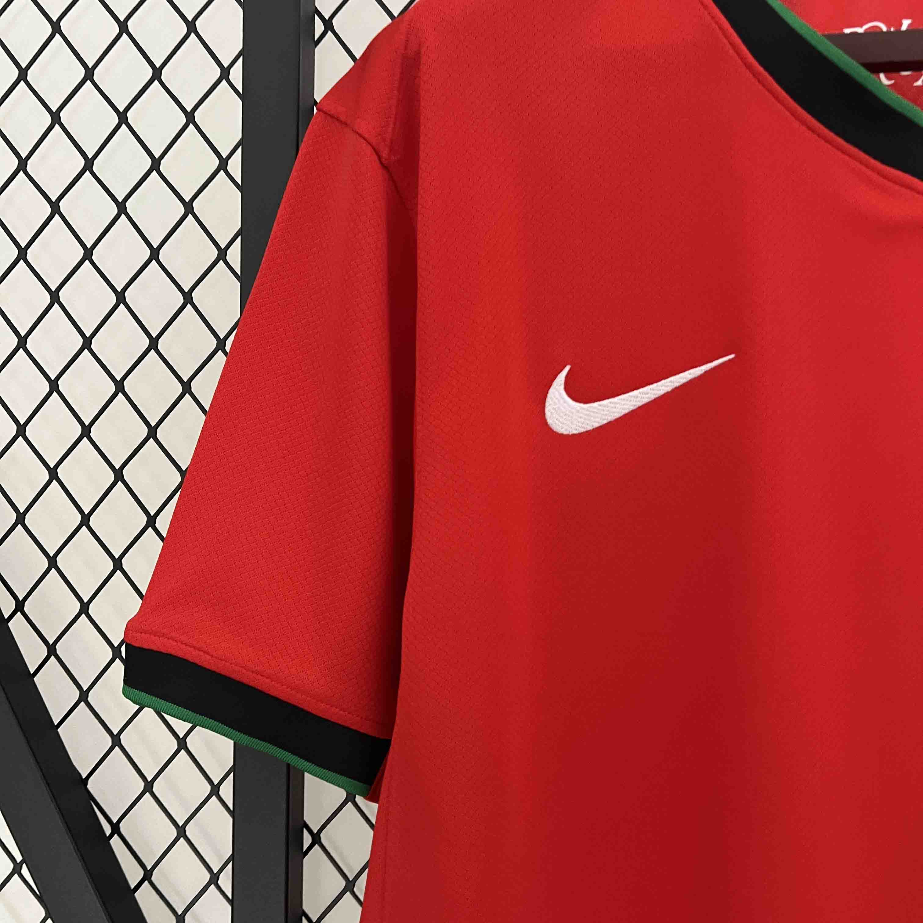 ManixJersey.com | Portugal 2024 Home Stadium Jersey - Fans Version -Customize Name, Number and Patch | Worldwide Shipping