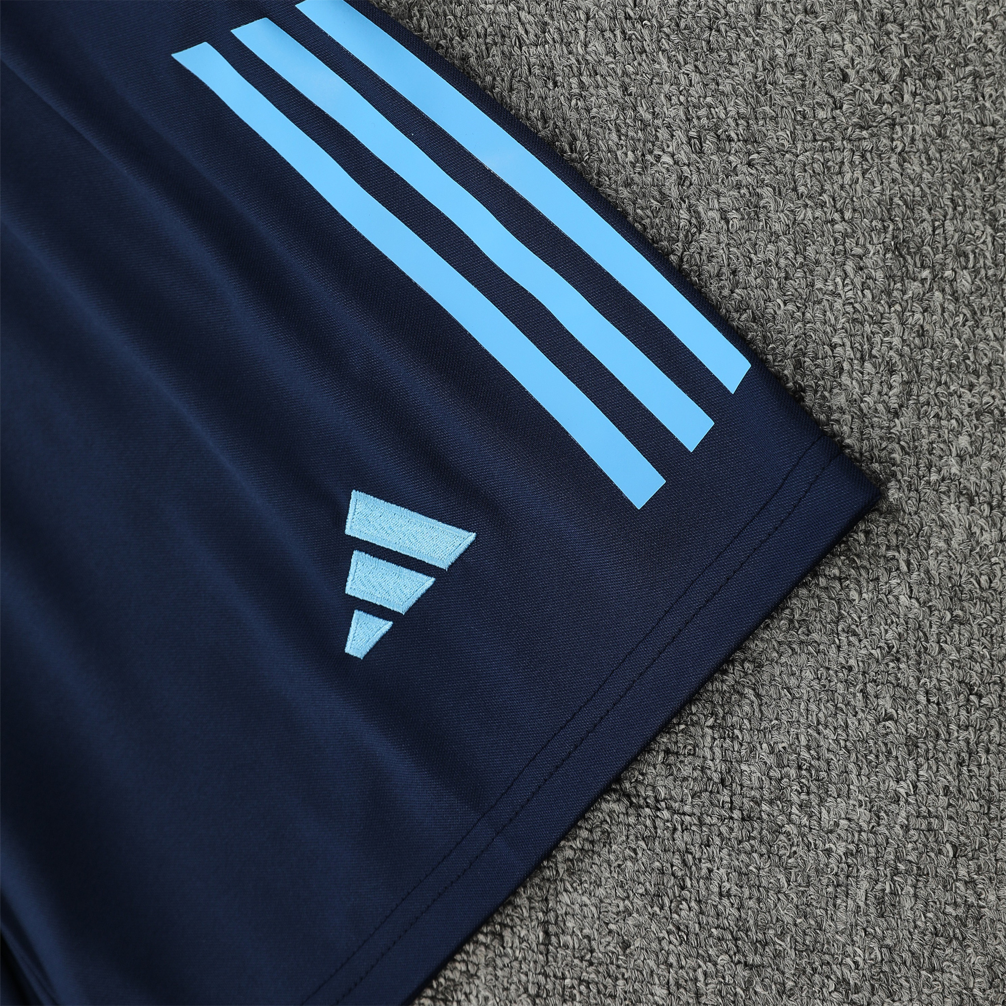 SIUjerseys-Argentina 24-25 Short-Sleeve Training Set - Blue Top & Deep Blue Shorts