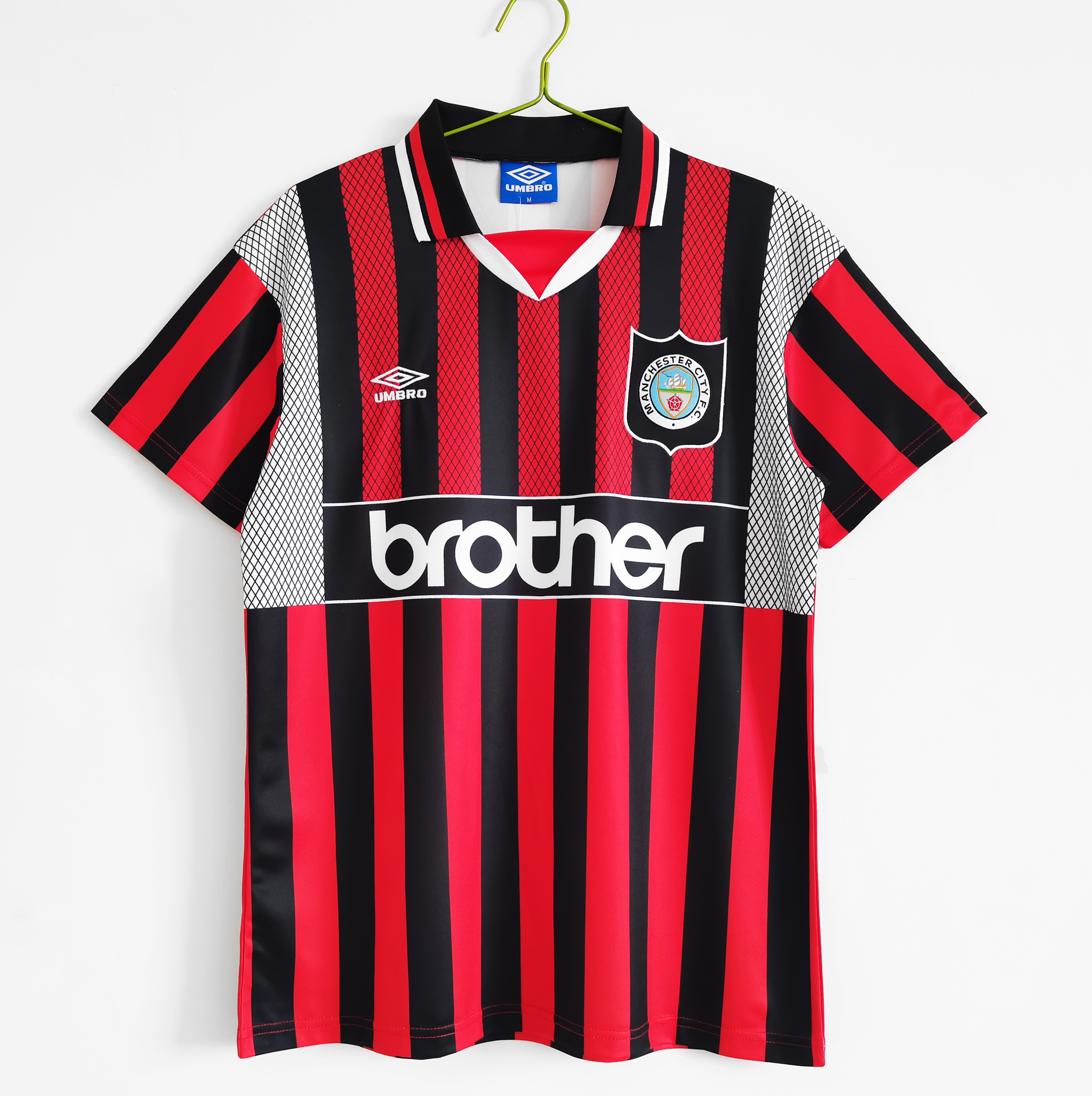 SIUjerseys-Retro Manchester City 1994-96 Away Stadium Jersey
