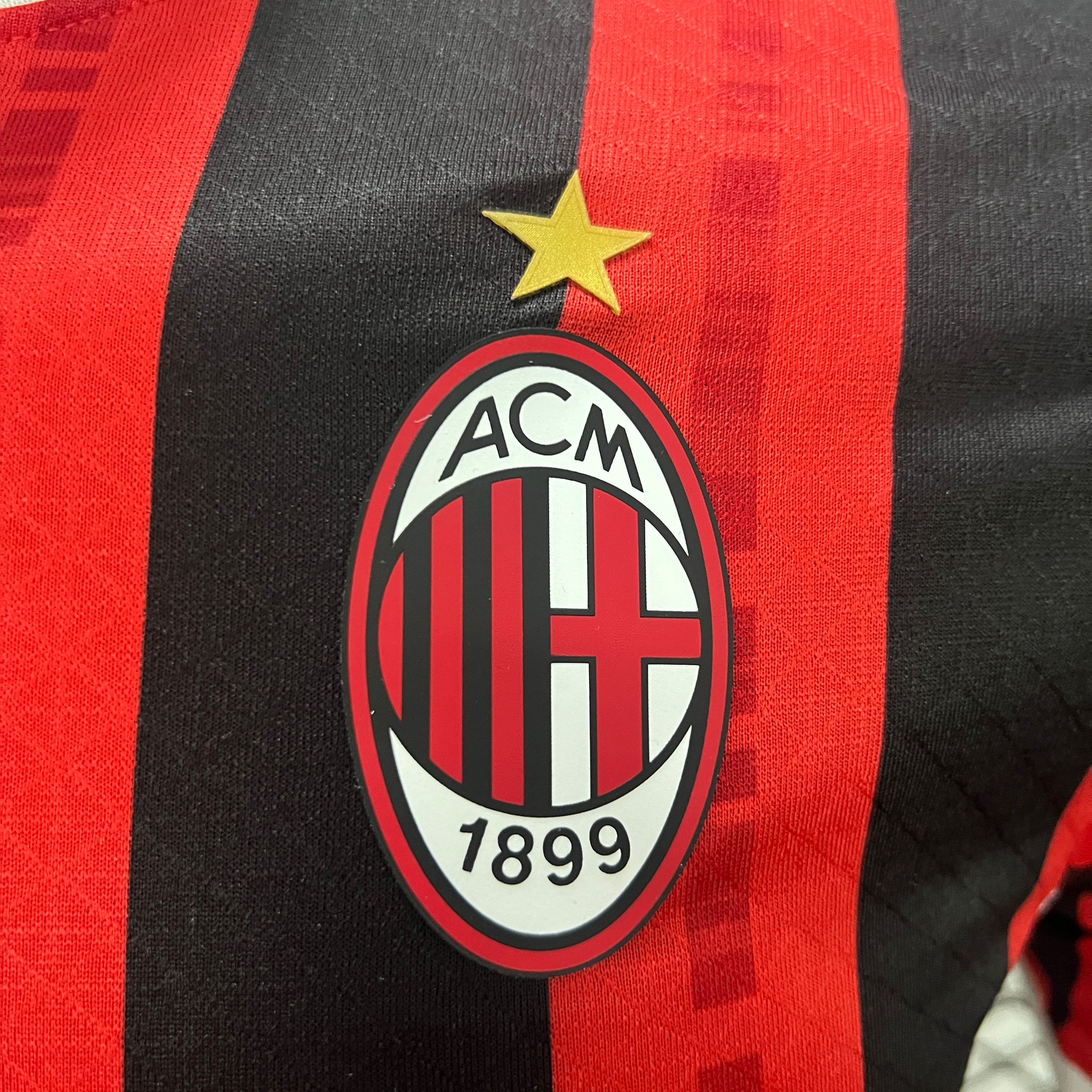 foot-AC Milan 24-25 Home Stadium Jersey - Player Version