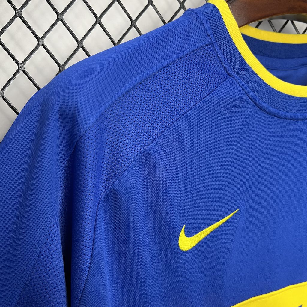 ManixJersey.com | Retro Boca Juniors 2000-01 Home Jersey -Customize Name, Number and Patch | Worldwide Shipping