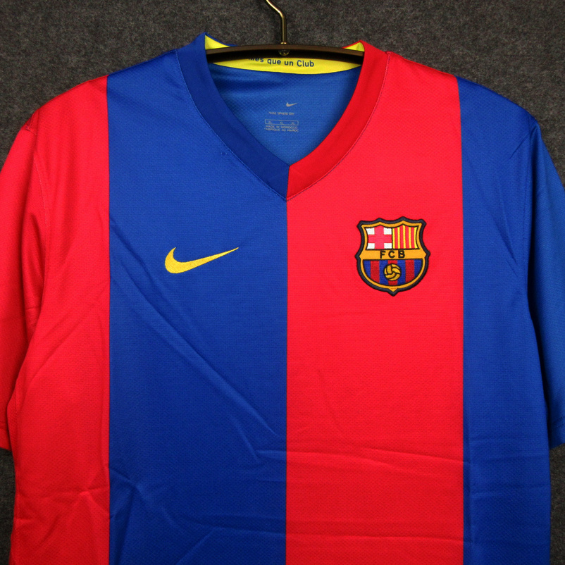 SIUjerseys-Retro Barcelona 06-07 Home Stadium Jersey