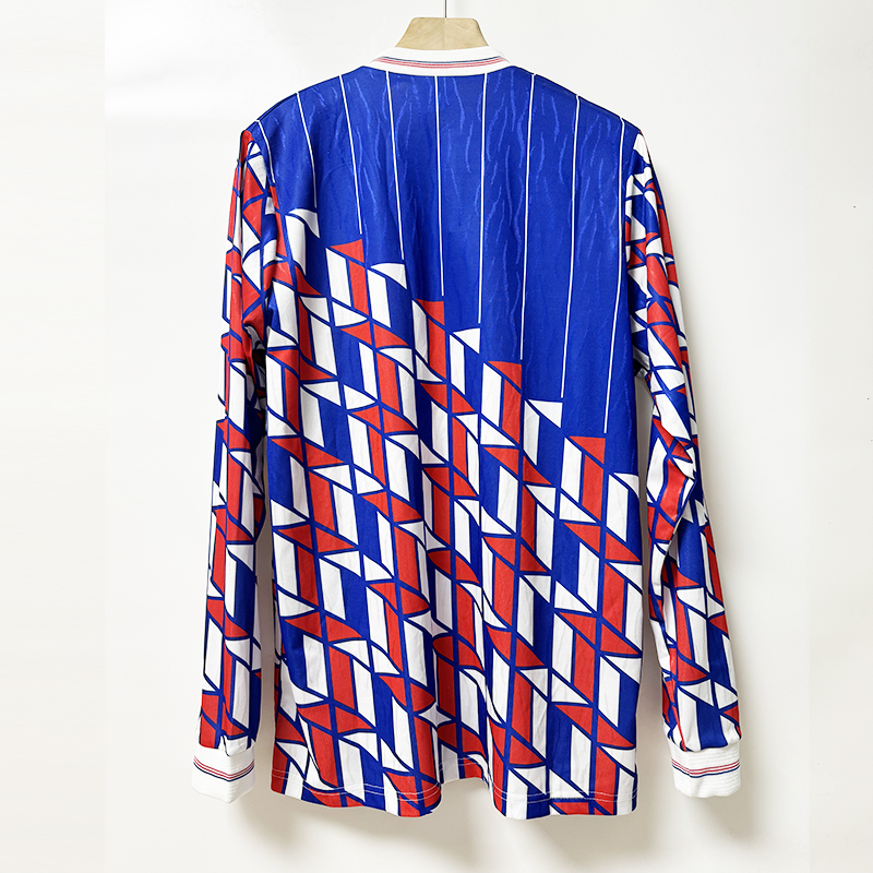 Higojerseys-Retro Ajax 1990 Away Long Sleeve Jersey