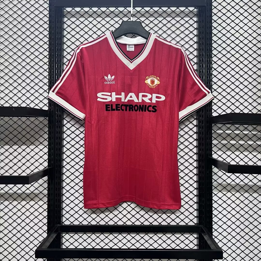 SIUjerseys-Retro Manchester United 82-83 Home Stadium Jersey