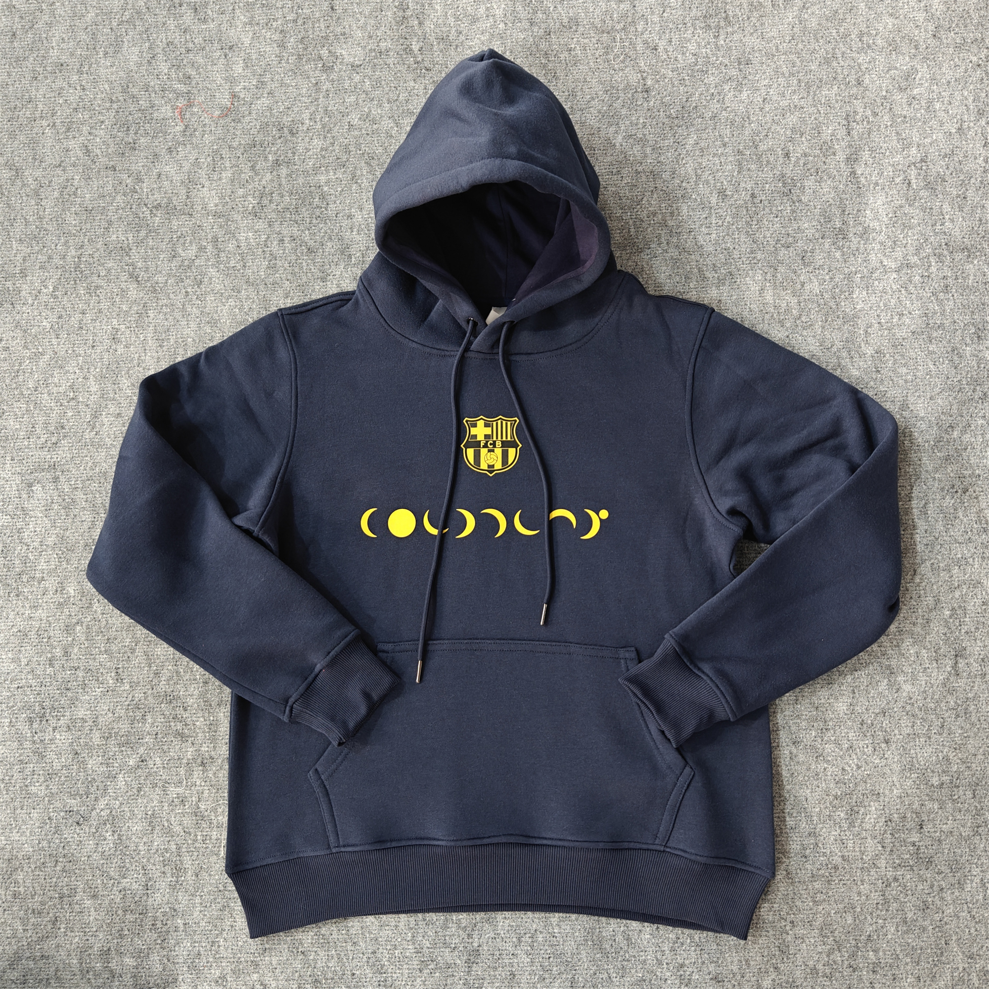 ManixJersey.com | Barcelona X Coldplay 24-25 Moon Silhouette Hoodie - Deep Blue -Customize Name, Number and Patch | Worldwide Shipping