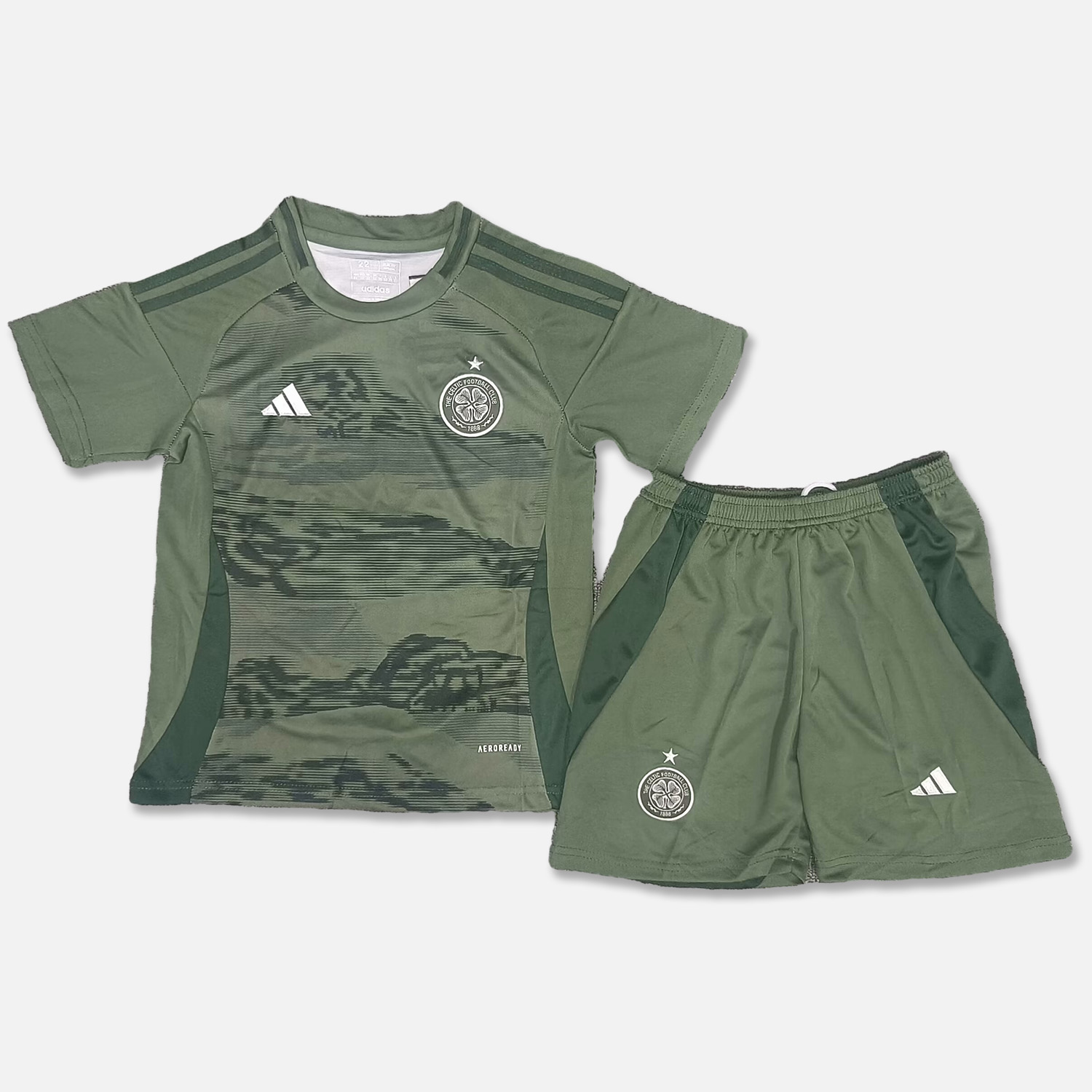 ManixJersey.com | Celtic 24-25 Third Kids Kit -Customize Name, Number and Patch | Worldwide Shipping