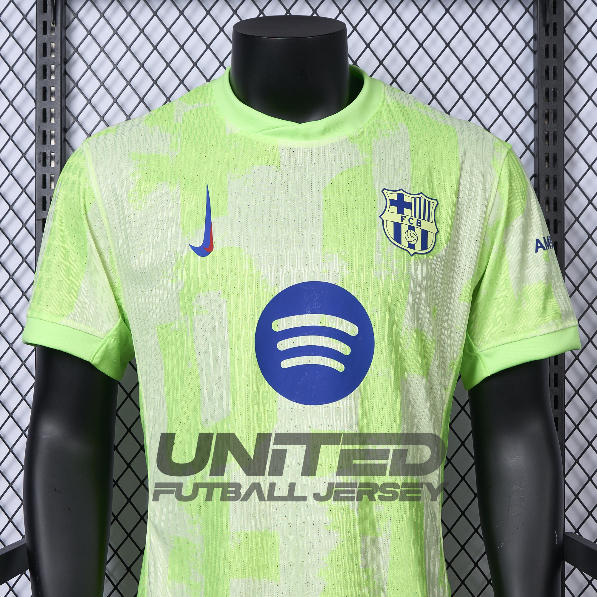 unitedfutballjersey-Barcelona 24-25 Third Jersey with Big Logo - Player Version
