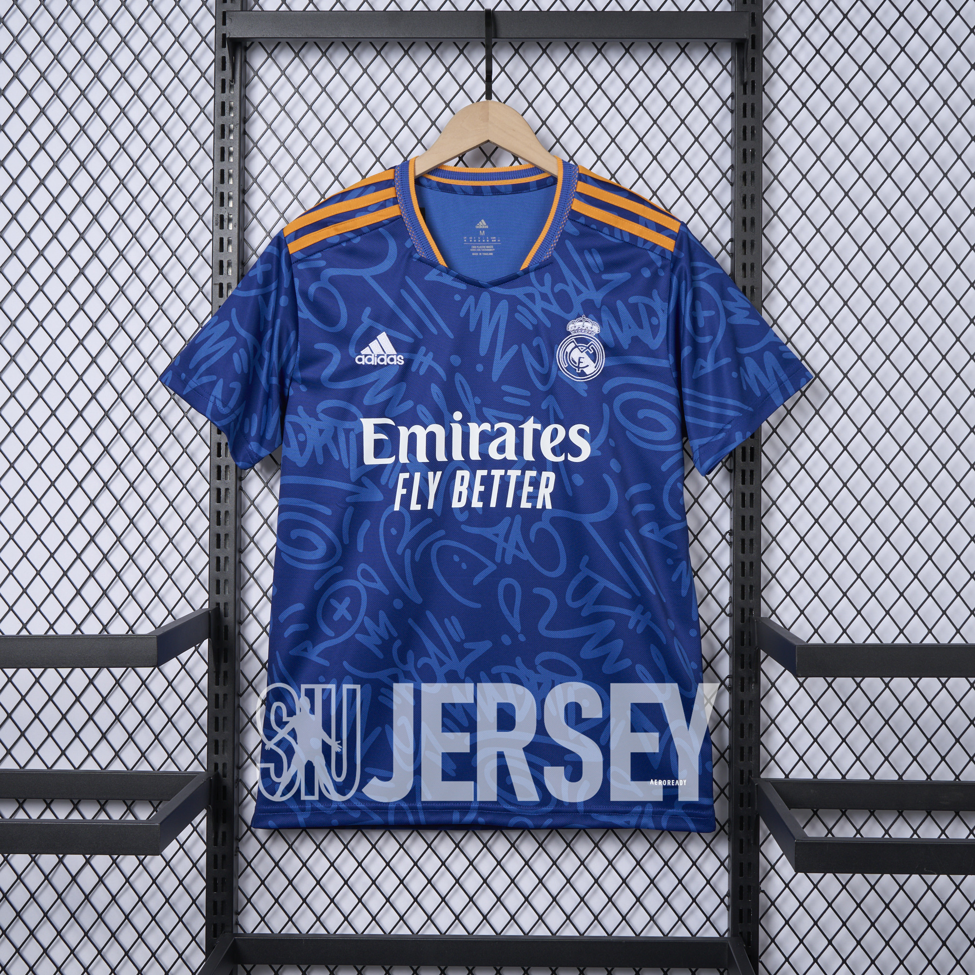 SIUjerseys-Retro Real Madrid 2021-22 Away Jersey