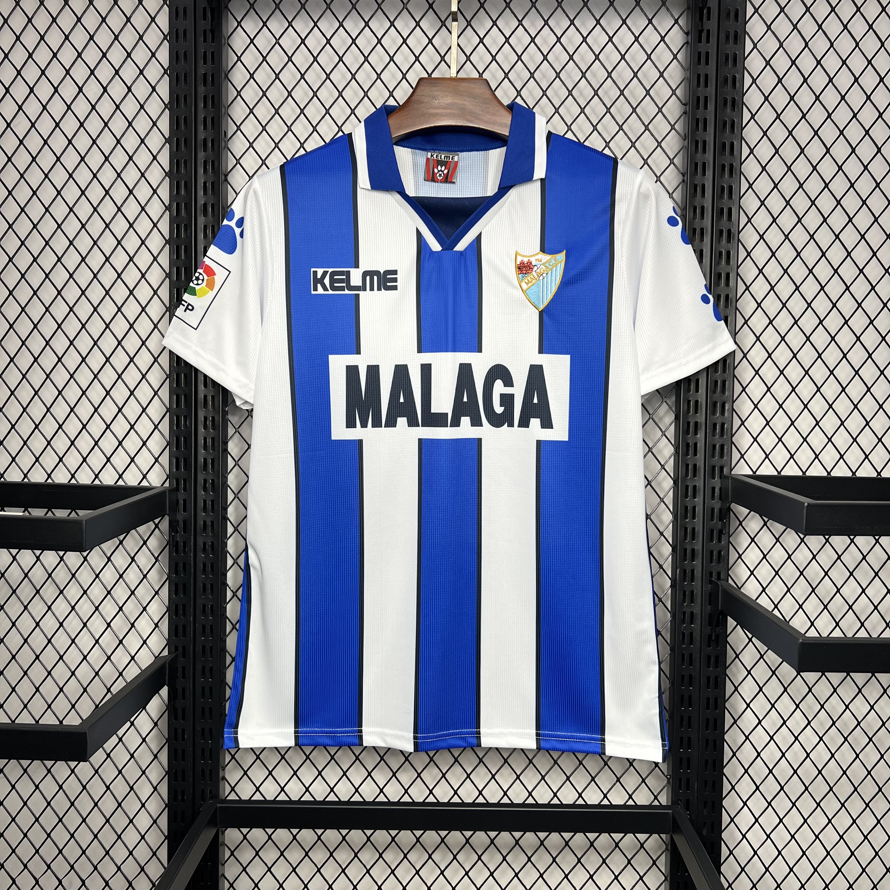 ManixJersey.com | Retro Málaga 1998-99 Home Jersey -Customize Name, Number and Patch | Worldwide Shipping