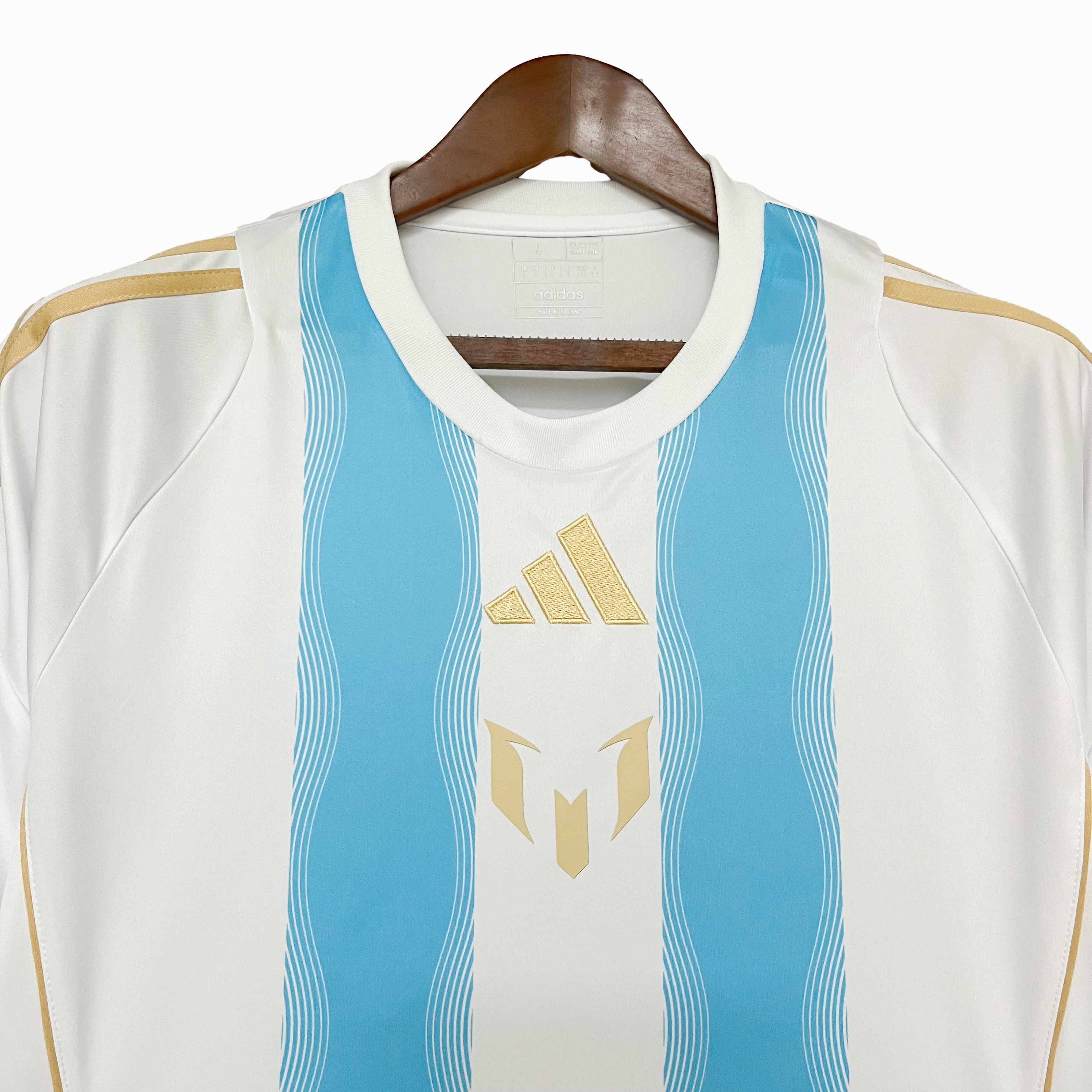 SIUjerseys-Argentina M-E-.S-S-I 2024 White Training Jersey - Fans Version