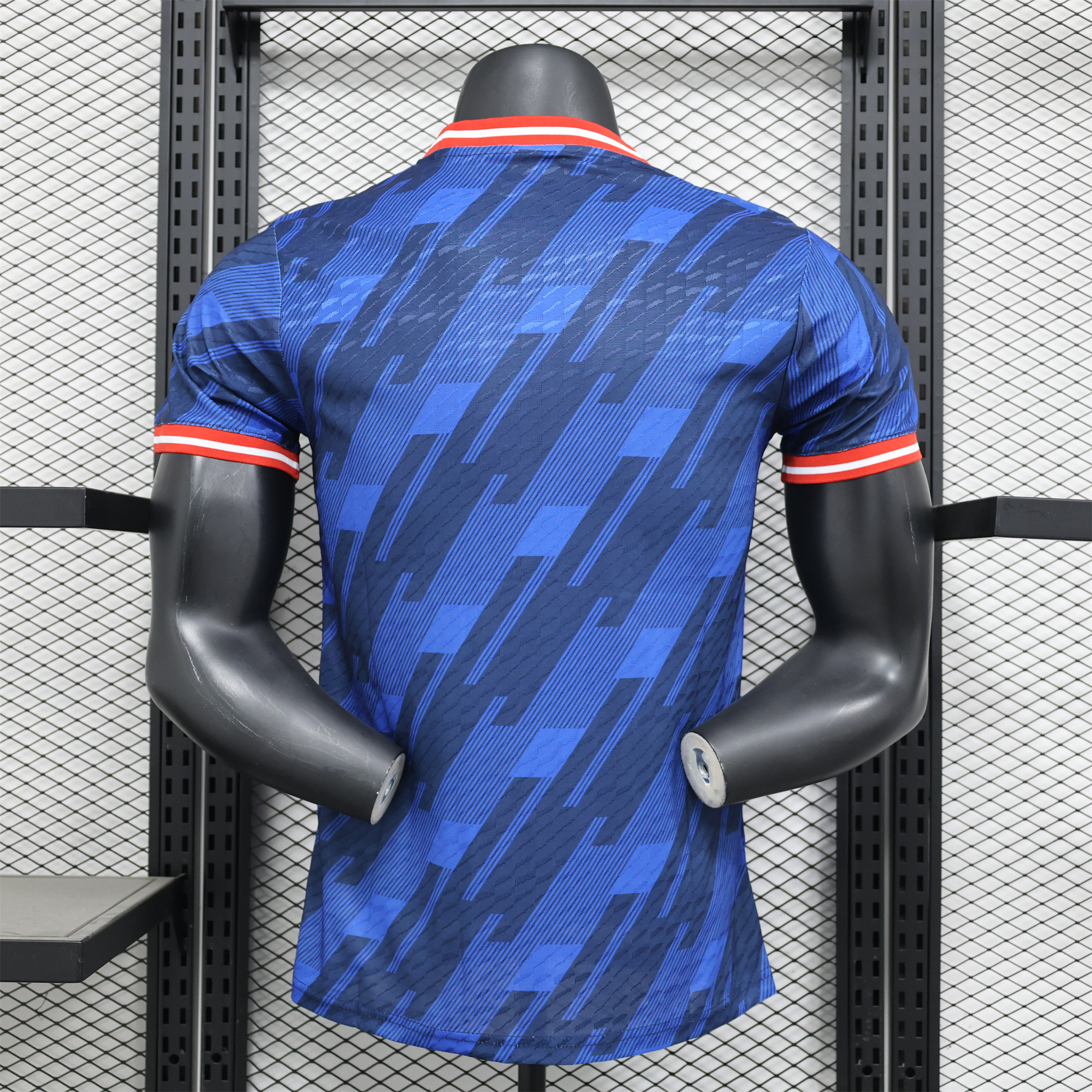 SIUjerseys-Manchester United 24-25 Blue Stripe Special Edition Jersey - Player Version