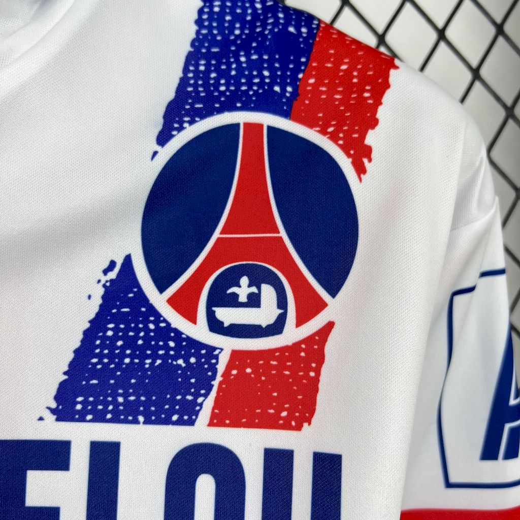 ManixJersey.com | Retro Paris Saint-Germain PSG 1990-91 Home Jersey -Customize Name, Number and Patch | Worldwide Shipping