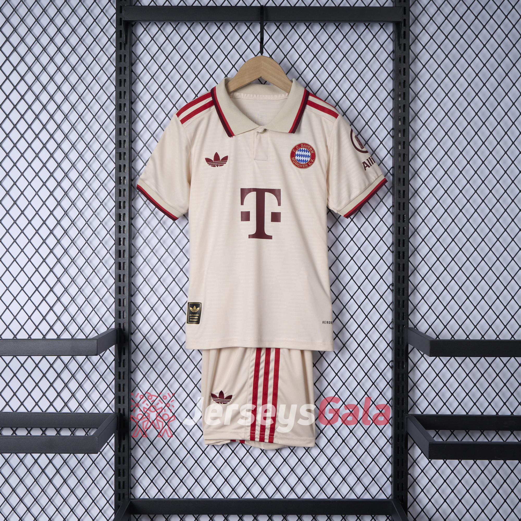 JerseysGala.com | Bayern Munich 24-25 Third Kids Kit - Fans Version -Customize Name, Number and Patch | Worldwide Shipping