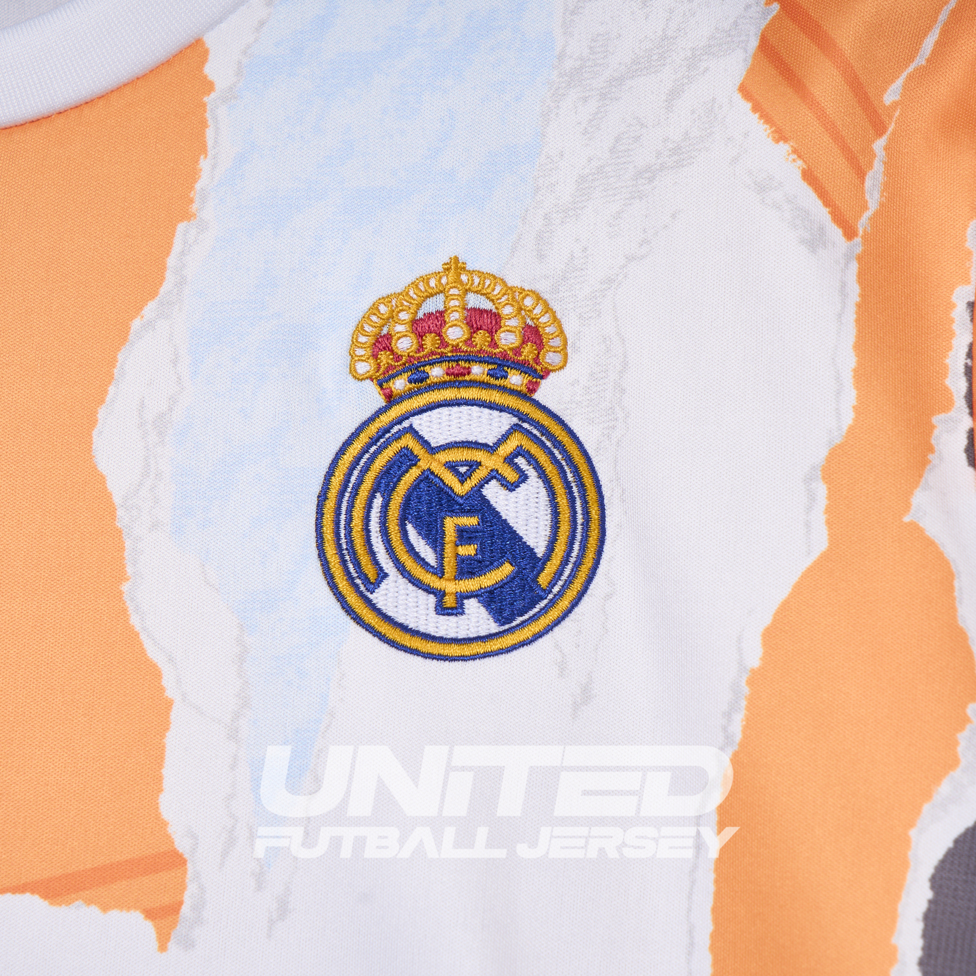 foot-Real Madrid 24-25 Pre-Match 2 Jersey - Fans Version