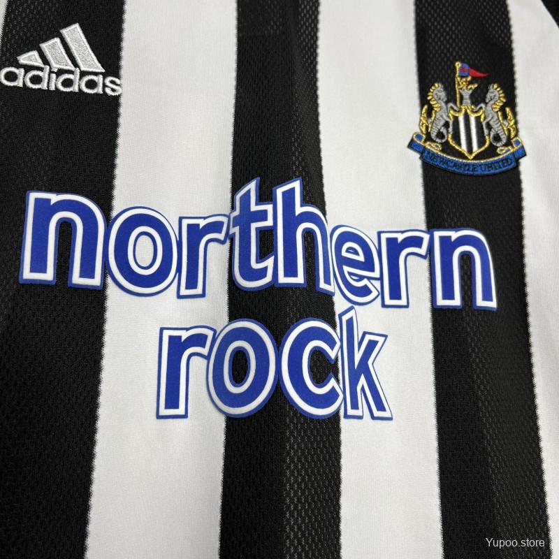 ManixJersey.com | Retro Newcastle United 2003-05 Home Long Sleeve Jersey -Customize Name, Number and Patch | Worldwide Shipping