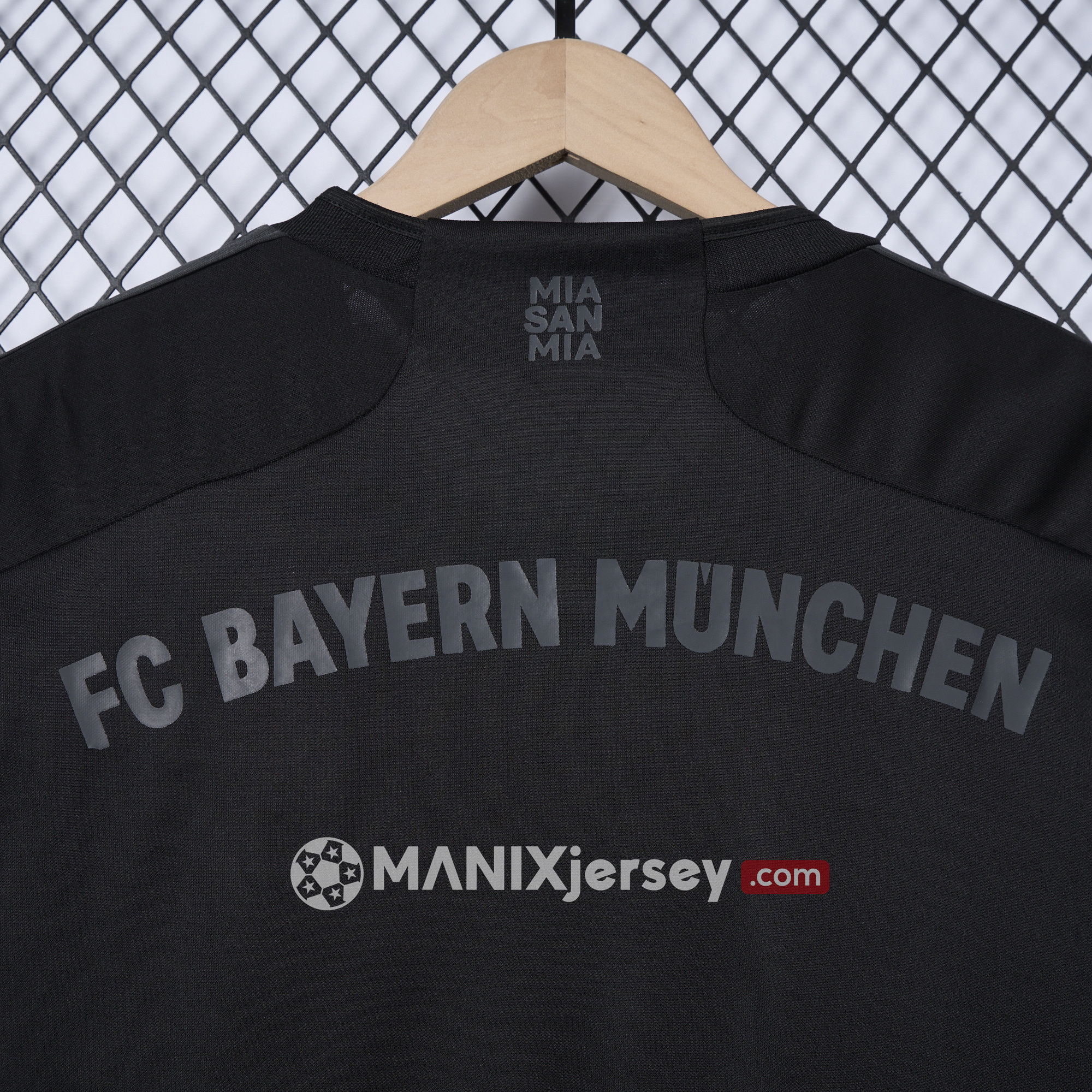 ManixJersey.com | Bayern Munich 24-25 Pure Black Special Edition Jersey - Fans Version -Customize Name, Number and Patch | Worldwide Shipping