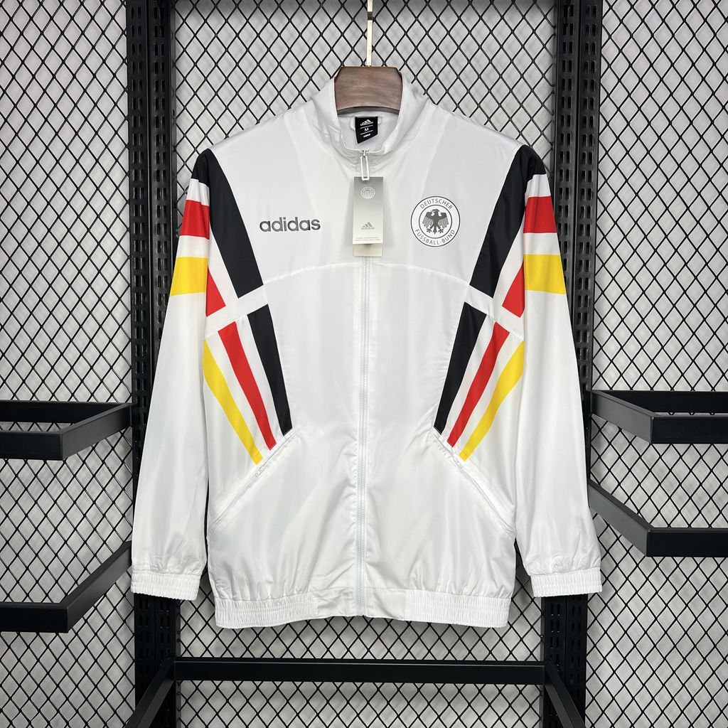 GlobeJersey-Germany 2024 White Windbreaker - Player Version