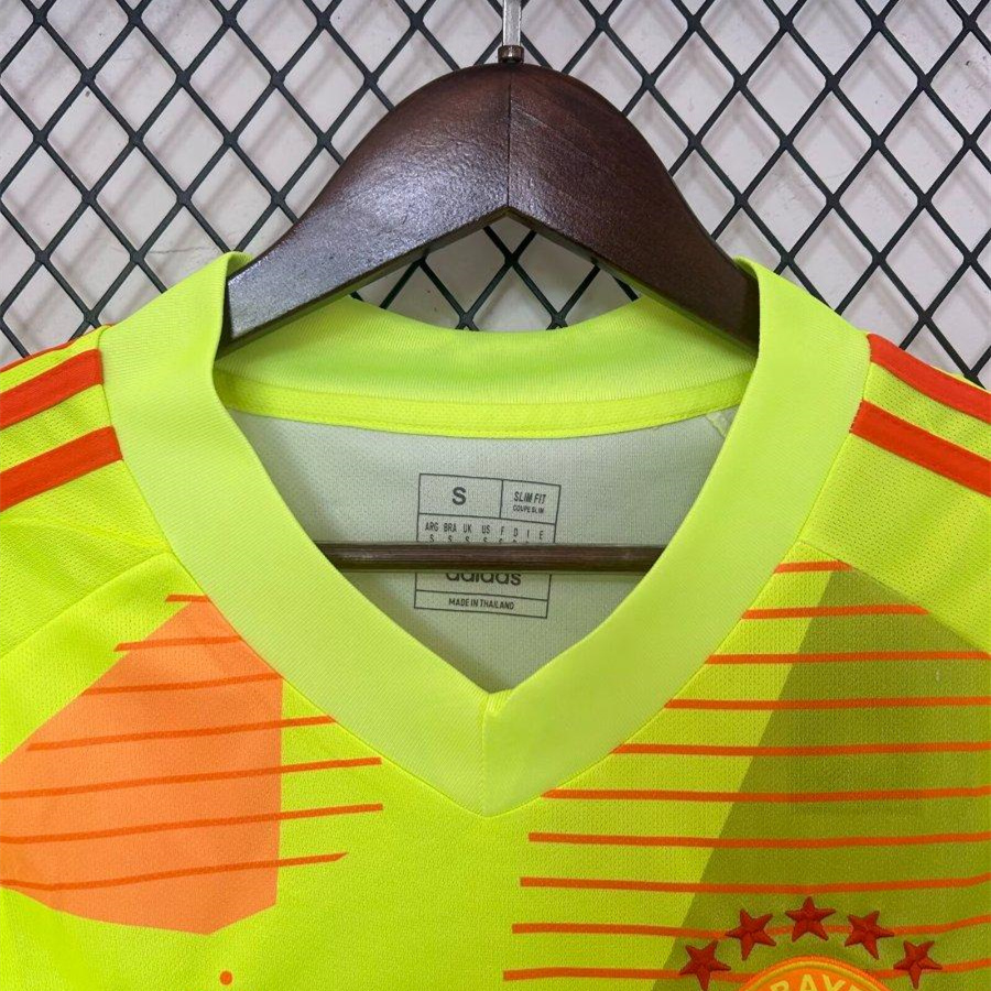 ManixJersey.com | Bayern Munich 24-25 Green Goalkeeper Jersey - Fans Version -Customize Name, Number and Patch | Worldwide Shipping