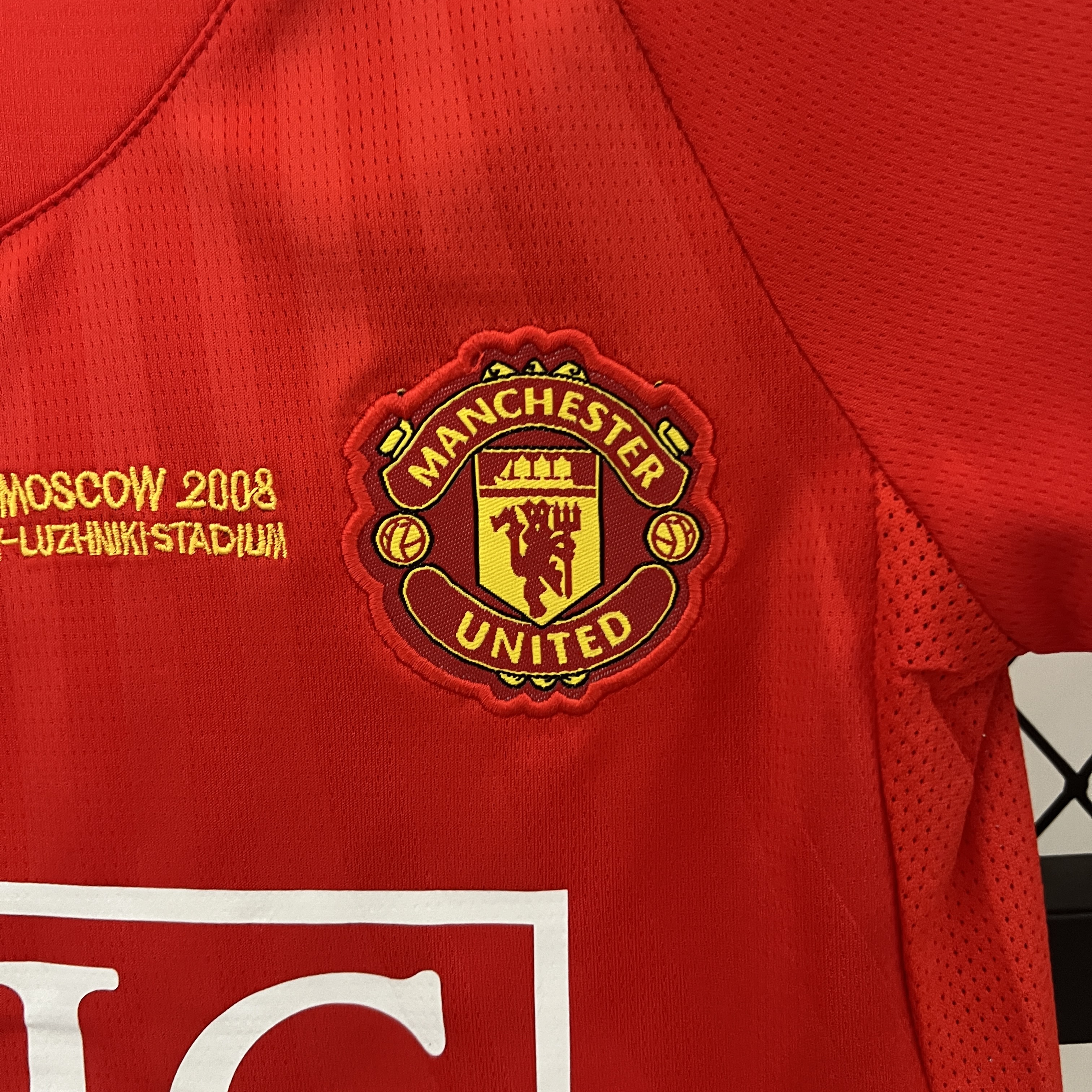 SIUjerseys-Retro Manchester United 2007-08 Home Stadium Kids Kit