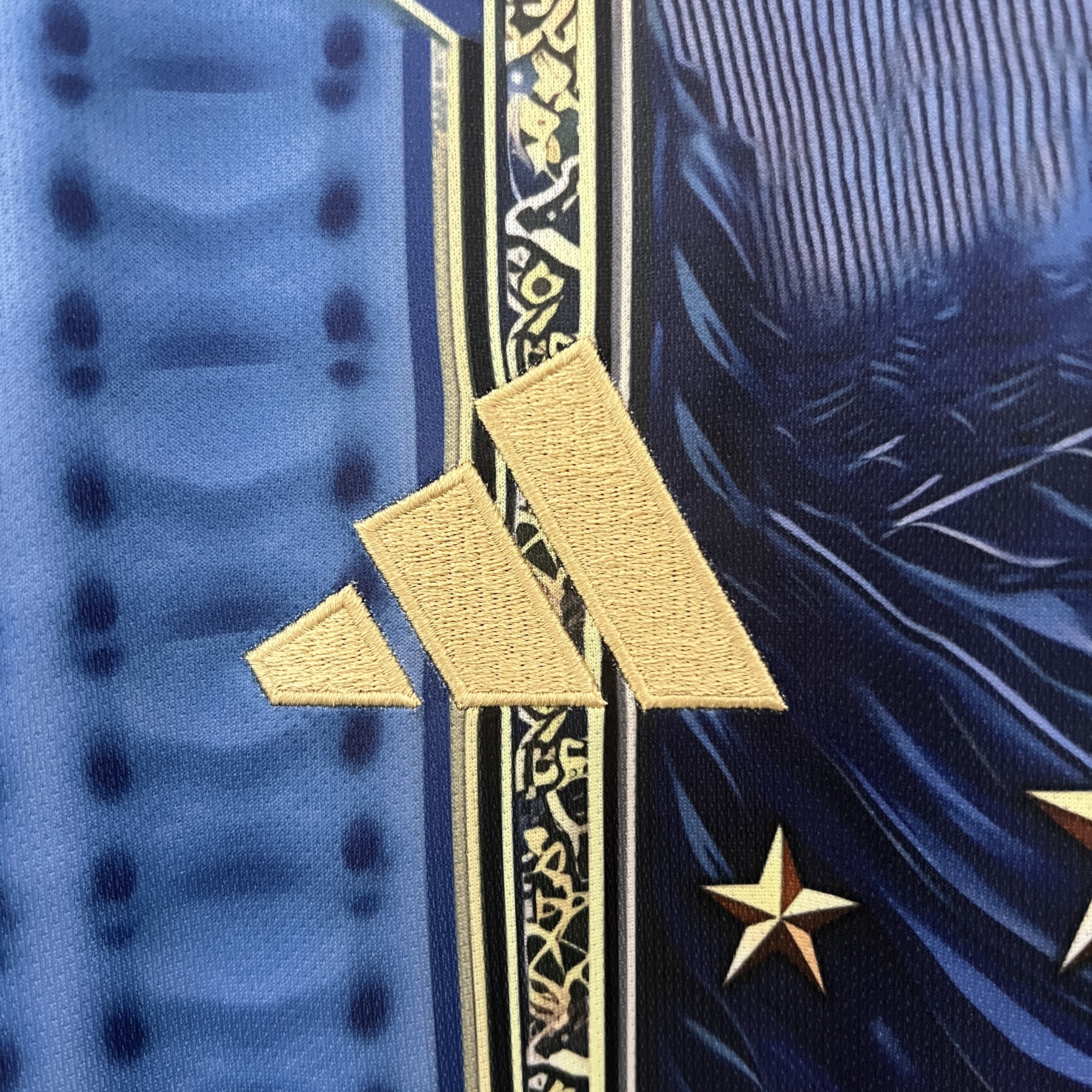 SIUjerseys-Italy 2024 Blue Mural Special Edition Jersey - Fans Version