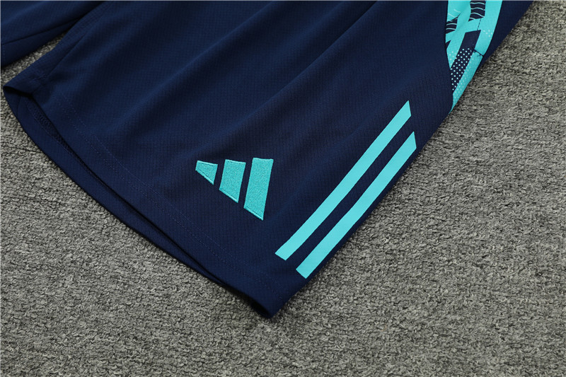 ManixJersey.com | Arsenal 24-25 Short-Sleeve Training Set - Deep Blue -Customize Name, Number and Patch | Worldwide Shipping