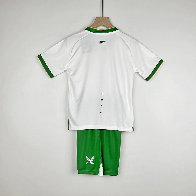ManixJersey.com | Ireland 2023 Away Stadium Kids Kit -Customize Name, Number and Patch | Worldwide Shipping
