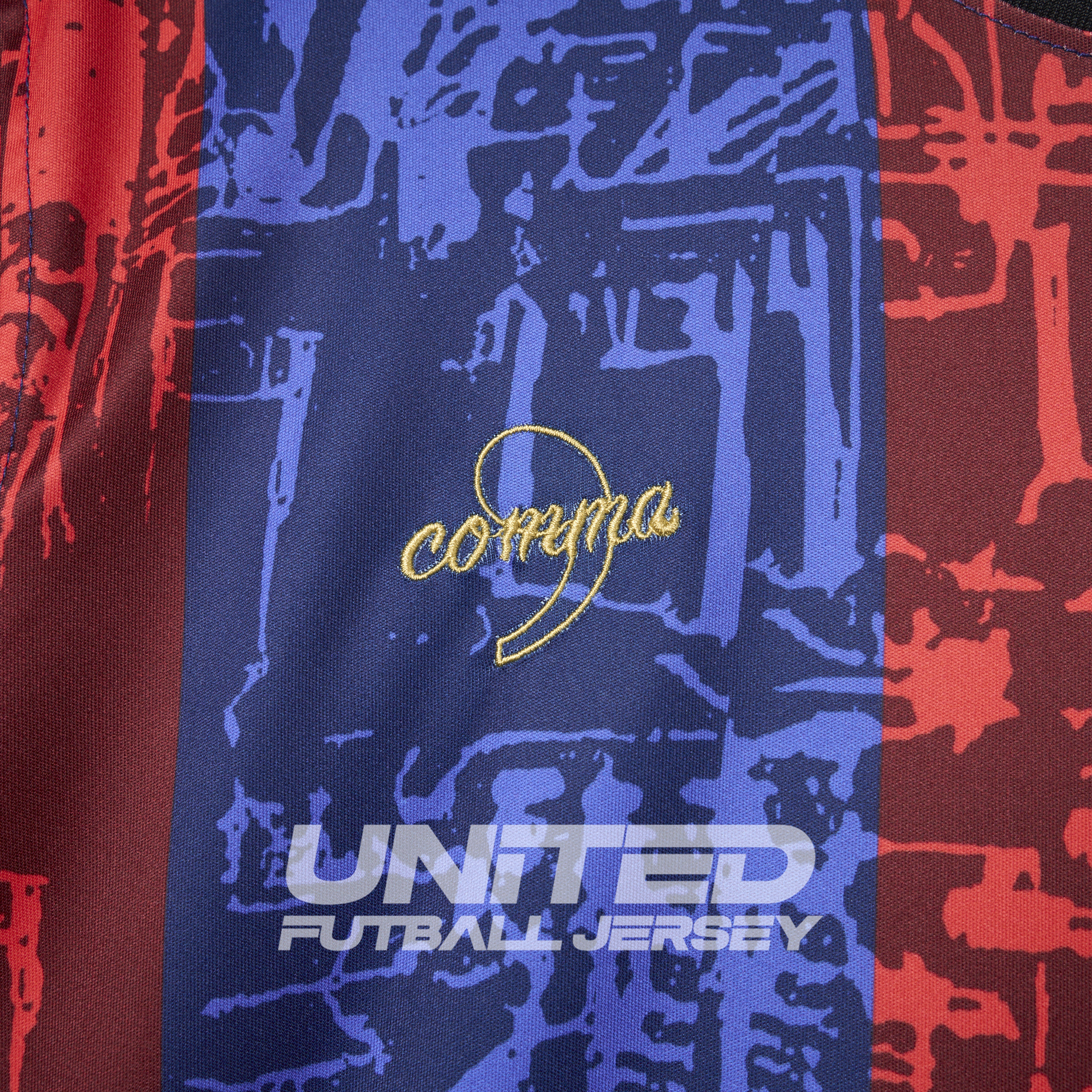 unitedfutballjersey-Barcelona 2024-25 COMMA Messi Jersey - Fans Version